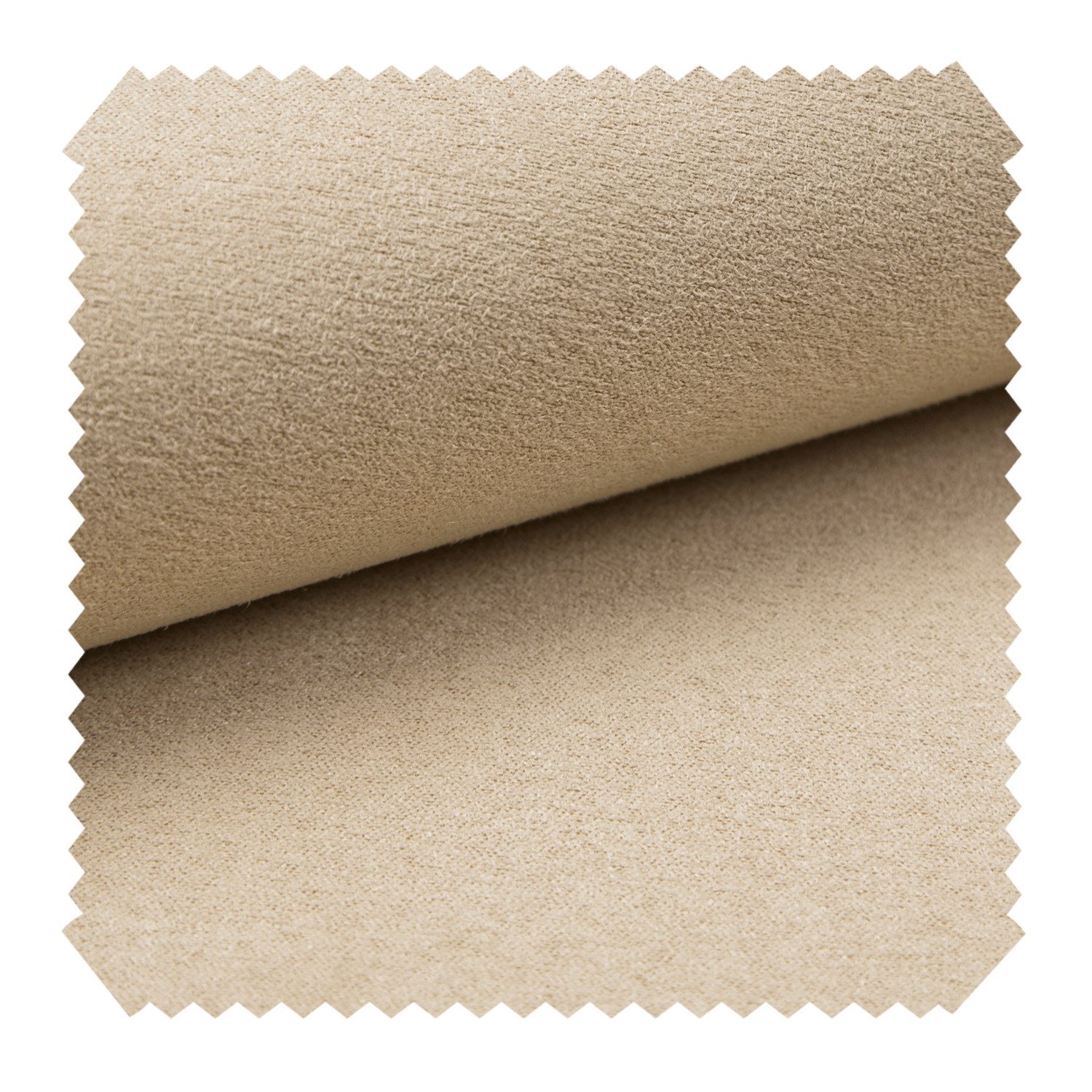 novely® Stoff ALPEN Polsterstoff im Wildleder-Look - Velours-Microfaser-Möbelstoff, Robust, Wasserfest, Samtweich, Meterware, 1lfm