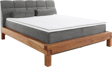 Home affaire Boxspringbett Villads, Liegefläche: 180/200 cm, Inside-Boxspring-Unterbau, recycelte Stoffe