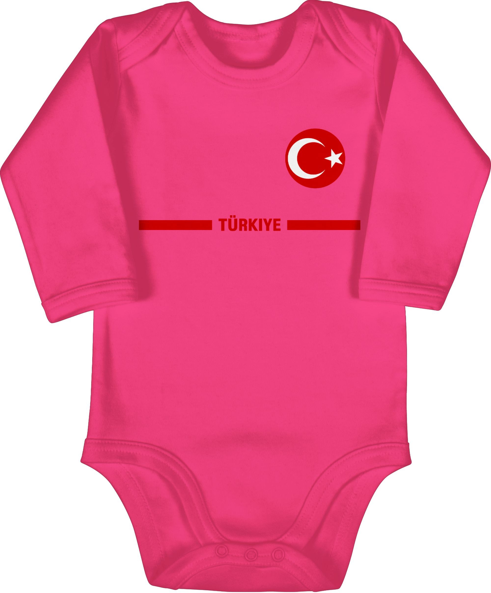 Shirtbody Türkei Trikot Wappen, Türkiye mit Stolz, Türkisches Fan-Motiv