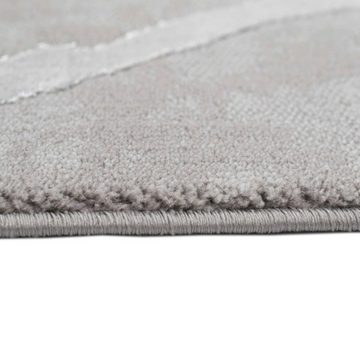 Teppich Teppich Skandinavischer Stil Wohnzimmerteppich Rauten Muster in Grau, Teppich-Traum, rechteckig, Höhe: 12 mm