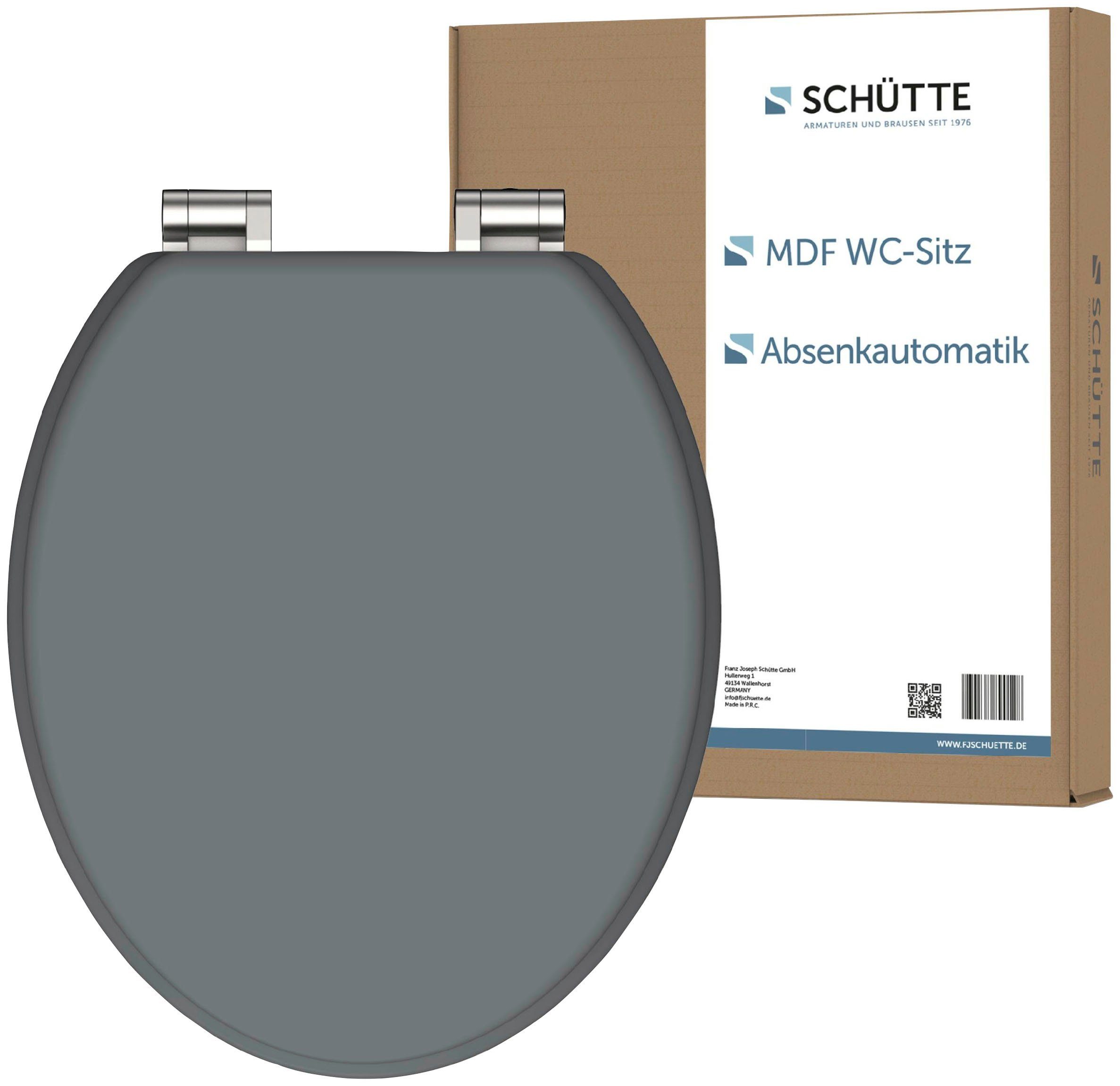 Schütte WC-Sitz SPIRIT GREY, Toilettendeckel, mit günstig online kaufen