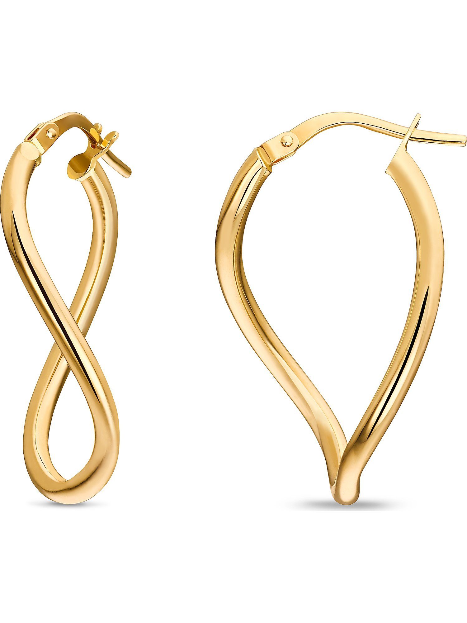 CHRIST Paar Creolen CHRIST Damen-Creolen 375er Gelbgold (Paar) günstig online kaufen