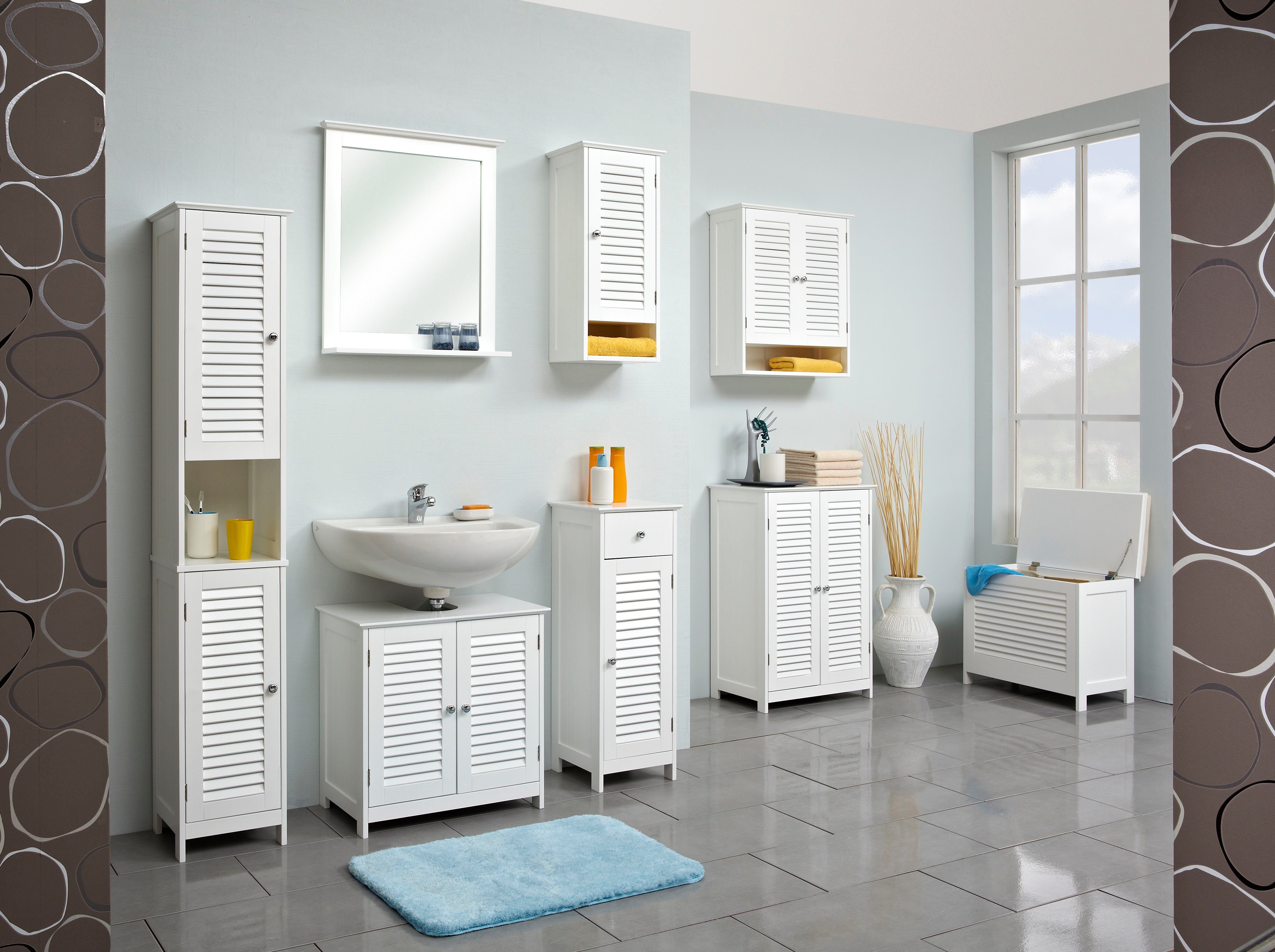 Saphir Badmöbel-Set Quickset 928 5-teilig, Waschbeckenunterschrank günstig online kaufen