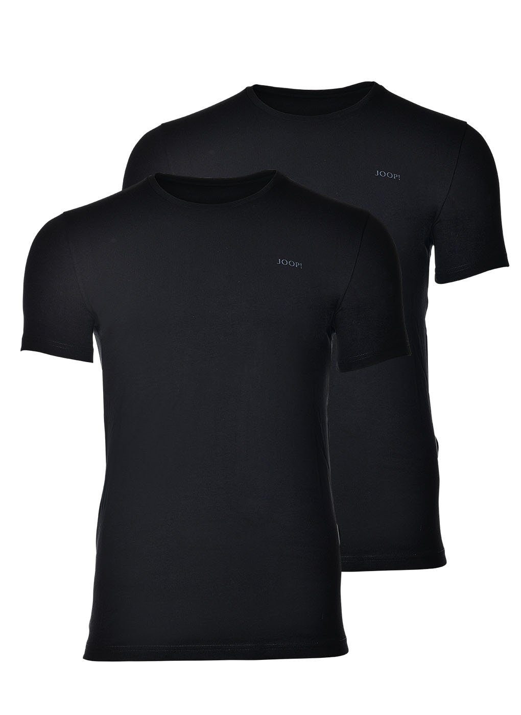 Joop! Herren - Rundhals Pack Unterhemd, 2er Schwarz T-Shirt T-Shirt,