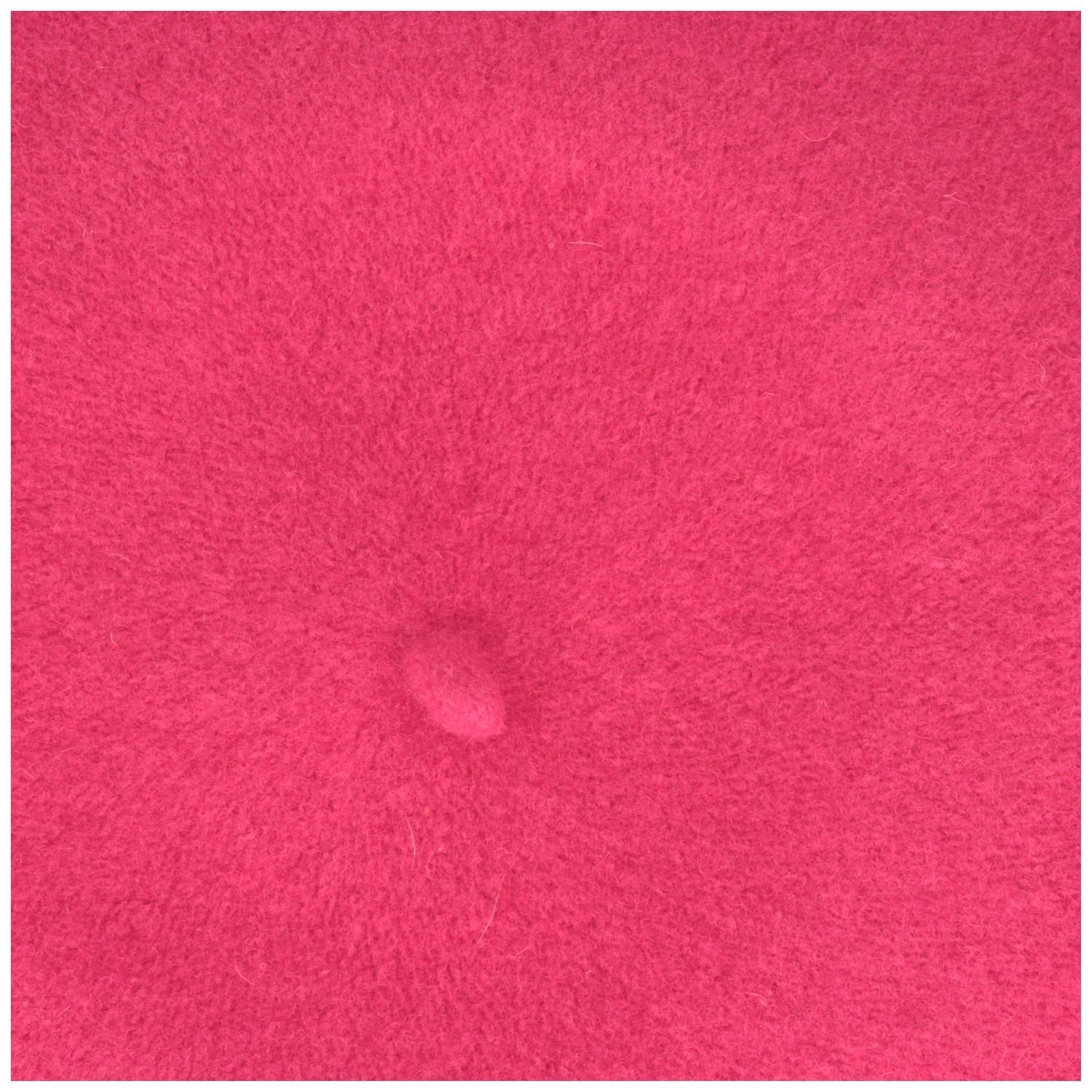 Baskenmütze Kopka aus Schurwolle pink 100% klassisch