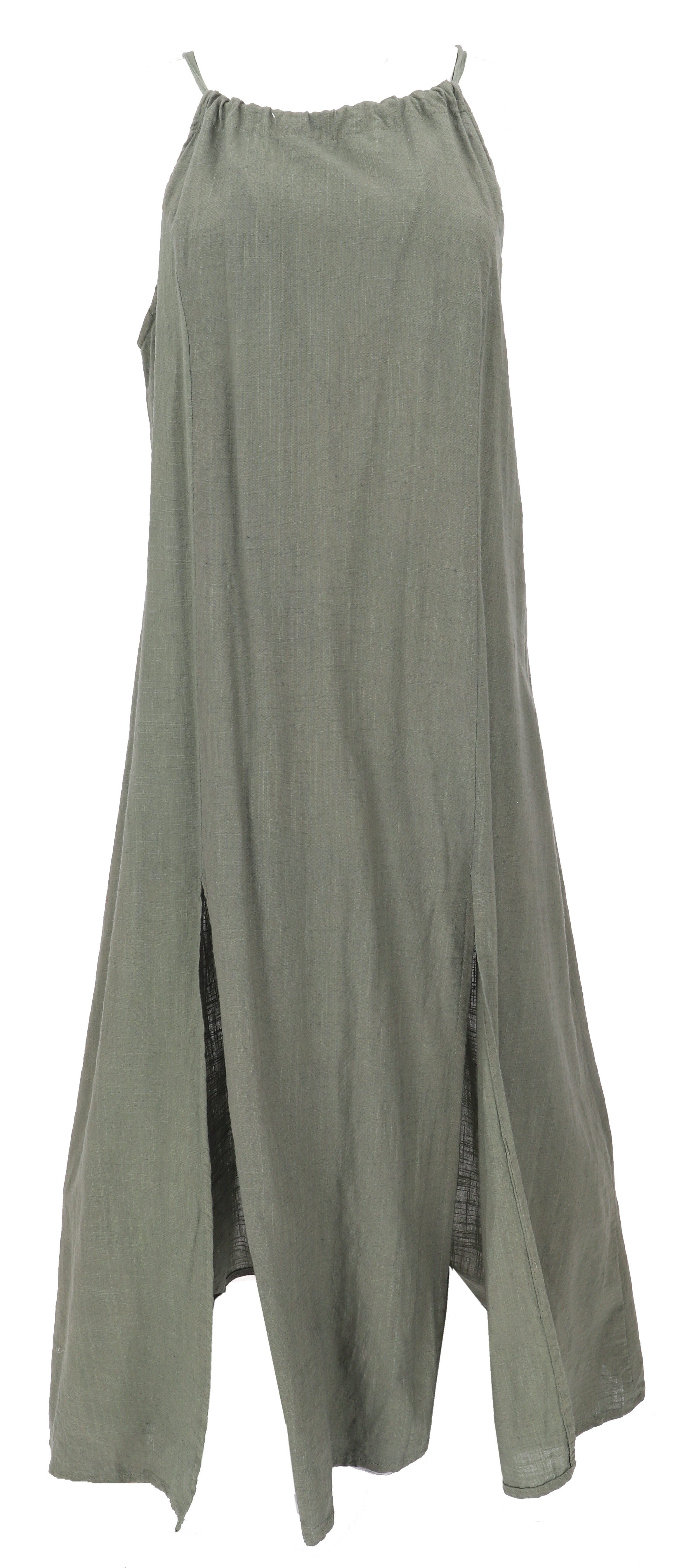 Guru-Shop Midikleid Natürliches Boho Sommerkleid, alternatives.. alternative Bekleidung