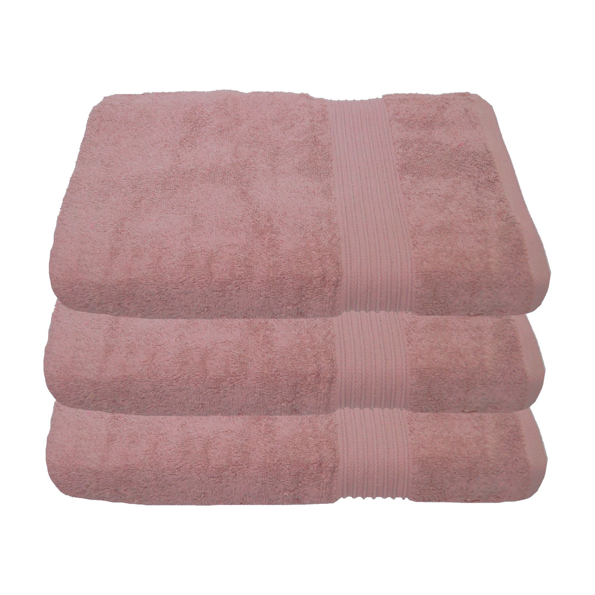 Julie Julsen Duschtücher 3-Duschtücher-Pastell Rosa-Duschtuch 70 günstig online kaufen