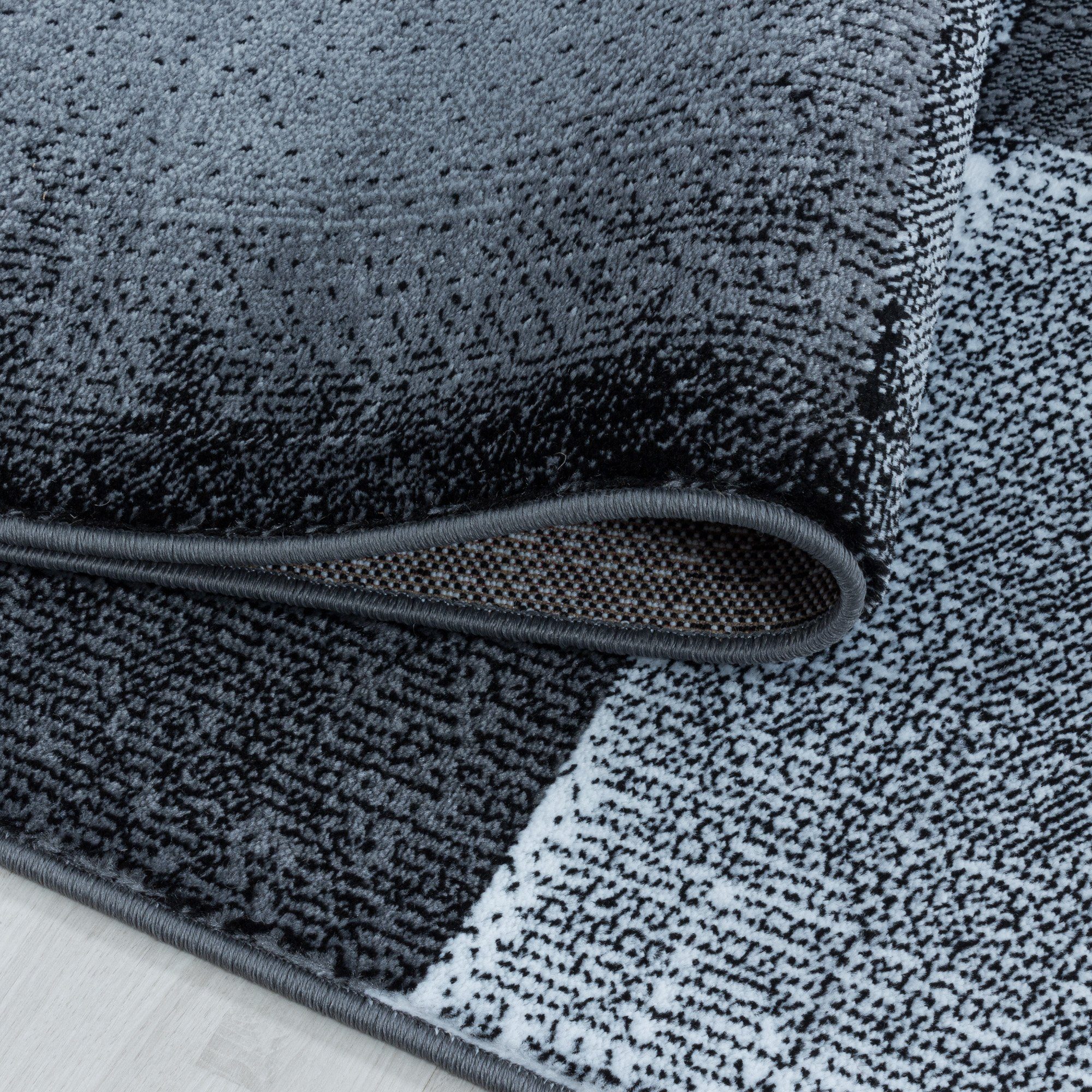 Wellen Design, Teppich Höhe: Abstrakt Teppich Teppium, 9 mm, Wohnzimmer Läufer,