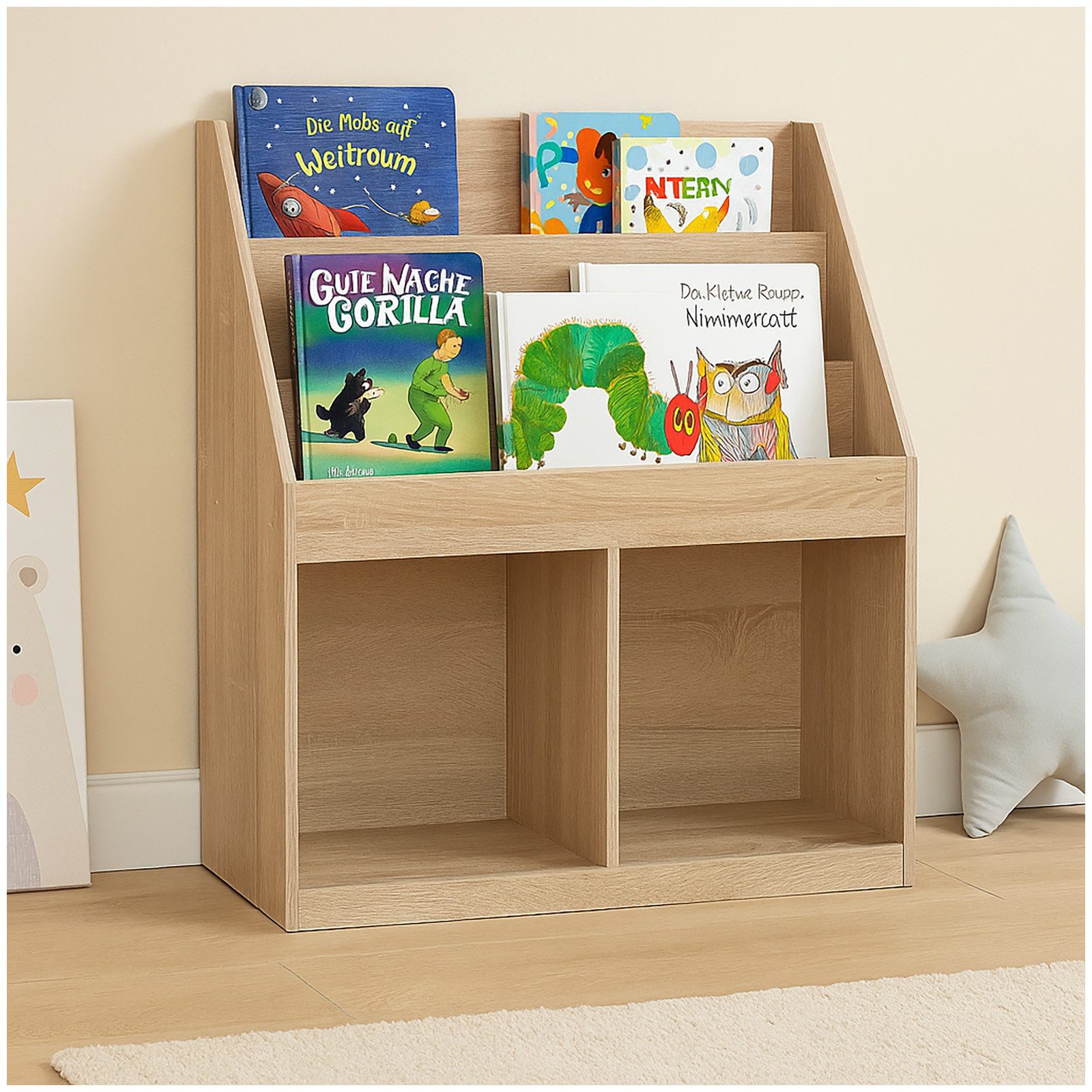 HTI-Living Kinderregal Kinderregal Aufbewahrungsregal mit 5 Fächern, Stück günstig online kaufen