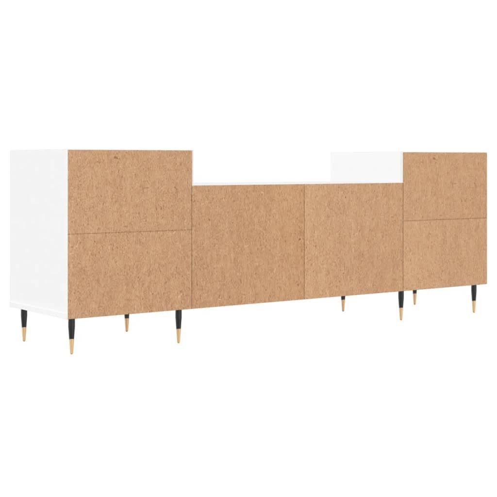 (1-St) TV-Schrank Holzwerkstoff cm vidaXL 160x35x55 Weiß TV-Schrank