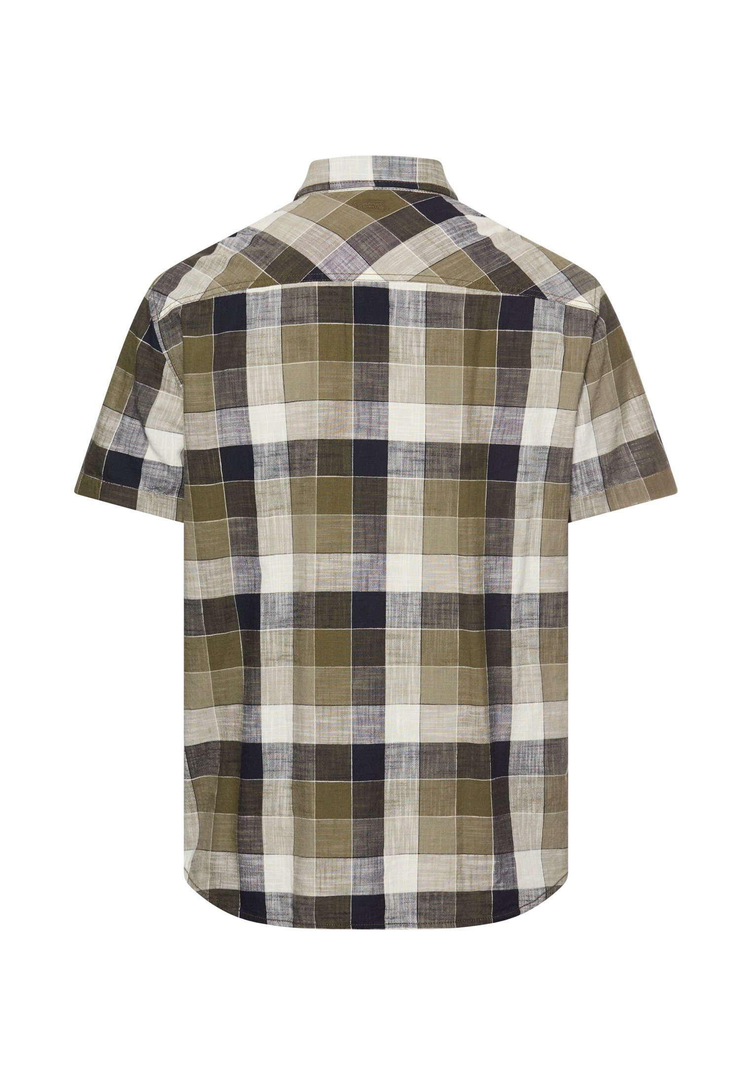 camel active Karohemd Kurzarm, mit Button-Down-Kragen günstig online kaufen