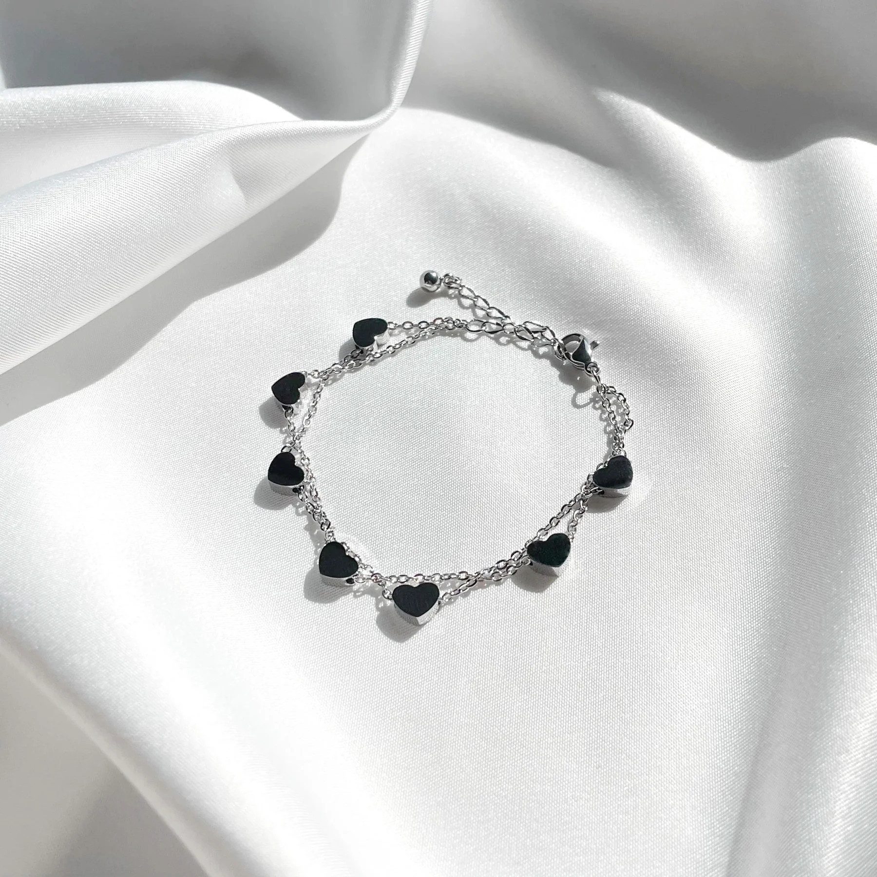 GOLDKLEIN Armband Edelstahl Schmuck Herz Armkette, günstig online kaufen