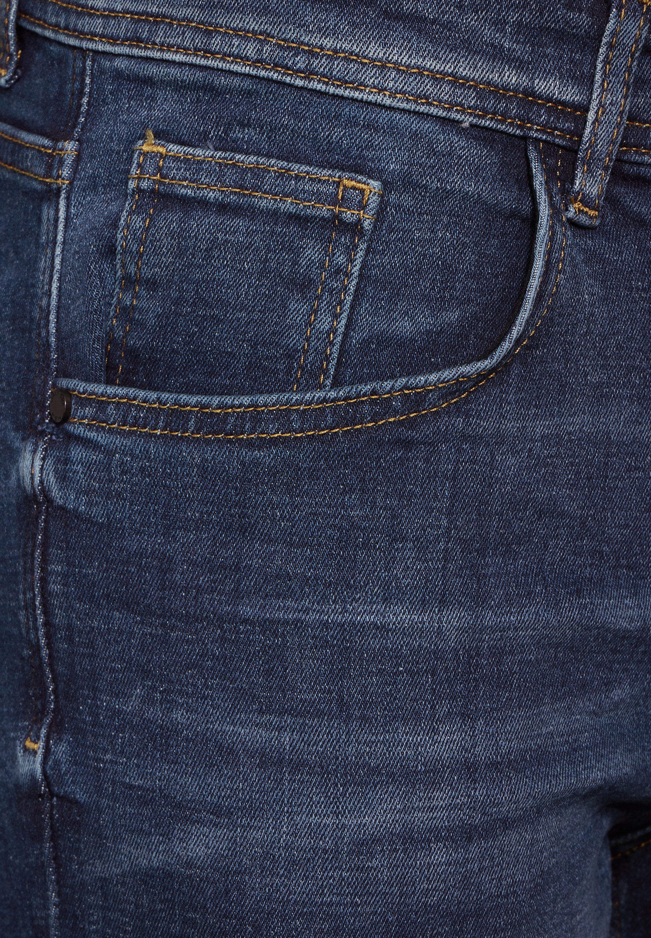 STREET ONE MEN Slim-fit-Jeans softer Materialmix