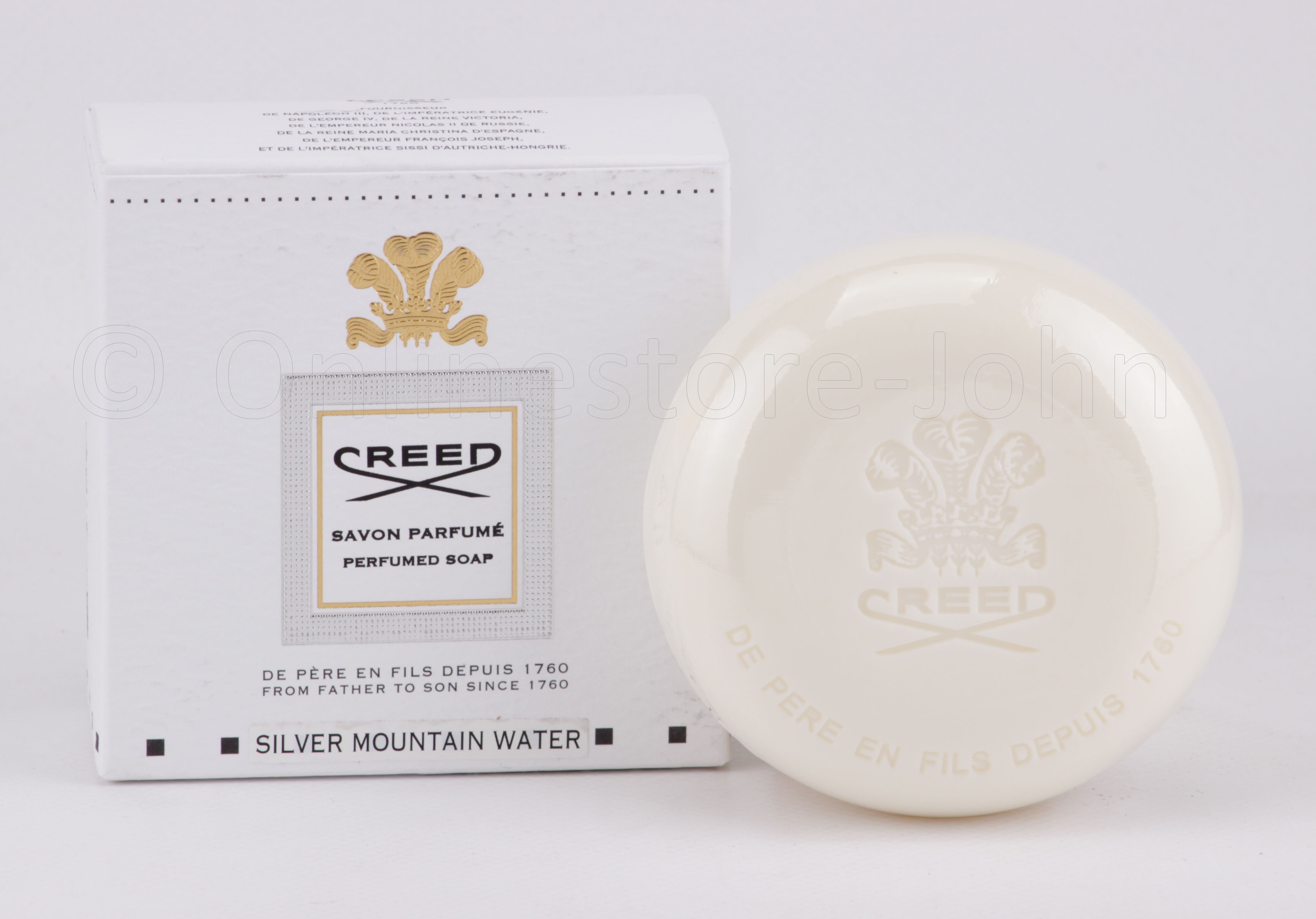 Creed Handseife Creed - Silver Mountain Water - 150g Parfümierte Seife / Perfumed Soap