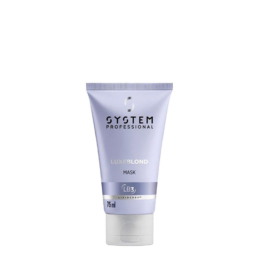 System Professional Haarmaske System Professional Luxeblond Mask 75 ml Reisegröße LB3 Wella, Neutralisiert Gelbstich & Intensive Reparatur. Reisegröße