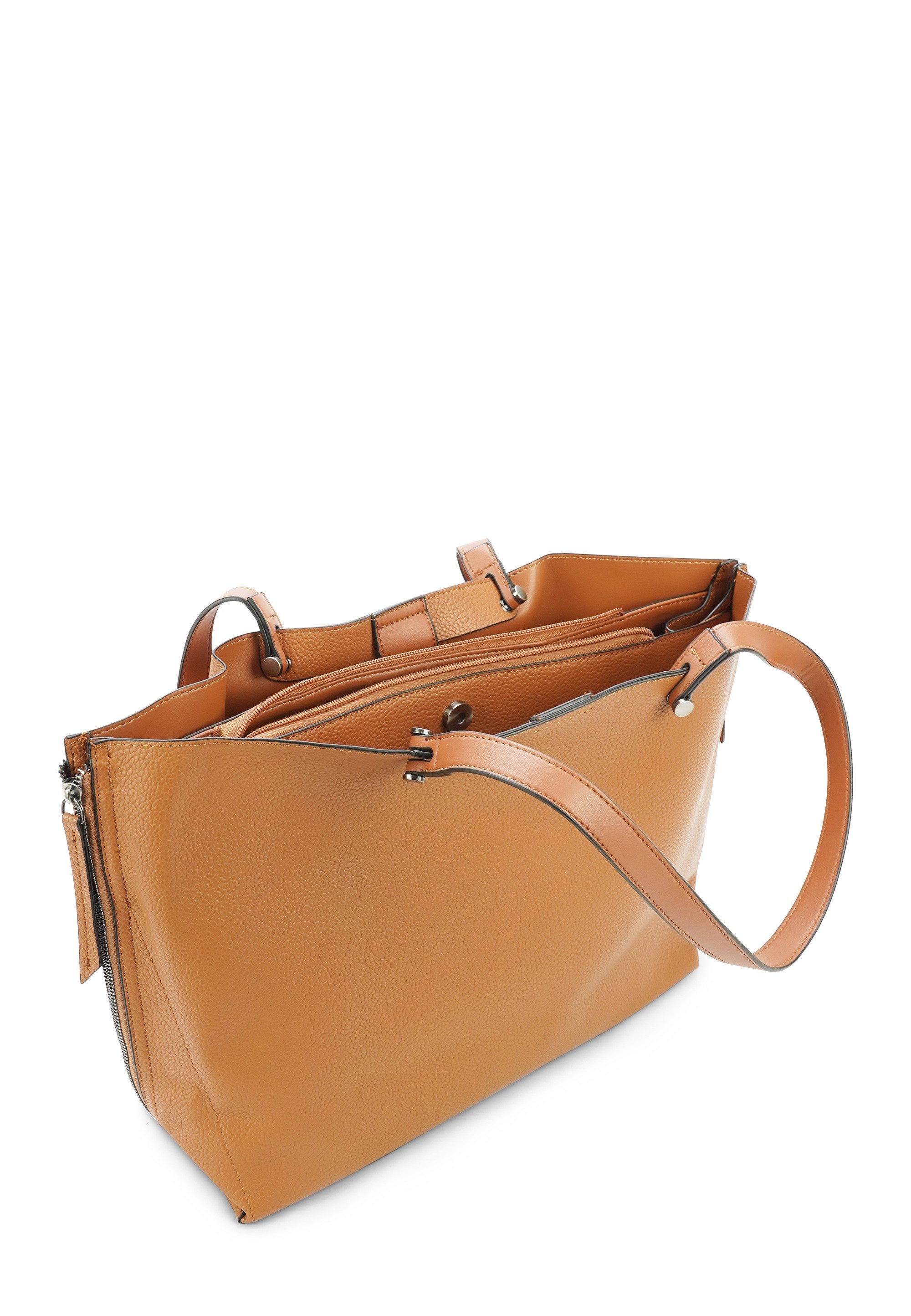 Harpa Henkeltasche PADUA, in Lederoptik mit 3 Hauptfächern