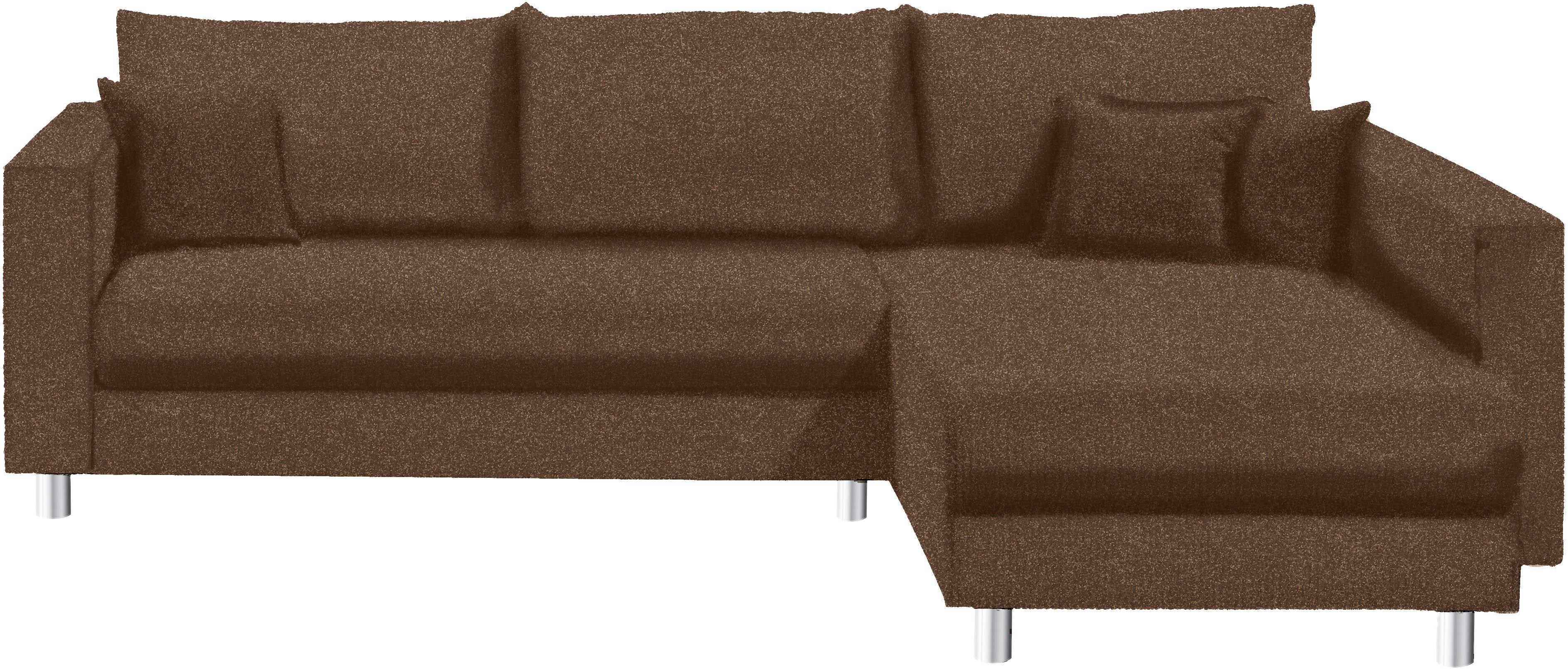 INOSIGN Ecksofa "153", Inkl. Schlaffunktion und großen Strauraum günstig online kaufen