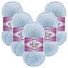 5 x ALIZE Cotton Gold 513 Crystal Blue