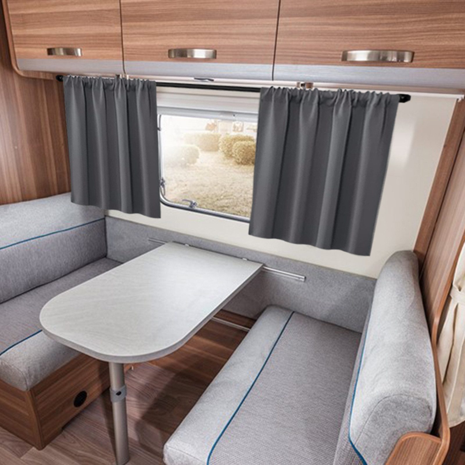 BTTO V&G Vorhang Blackout Gardinen,Wohnwagen Kurze Vorhänge,Verdunkelungsvo günstig online kaufen