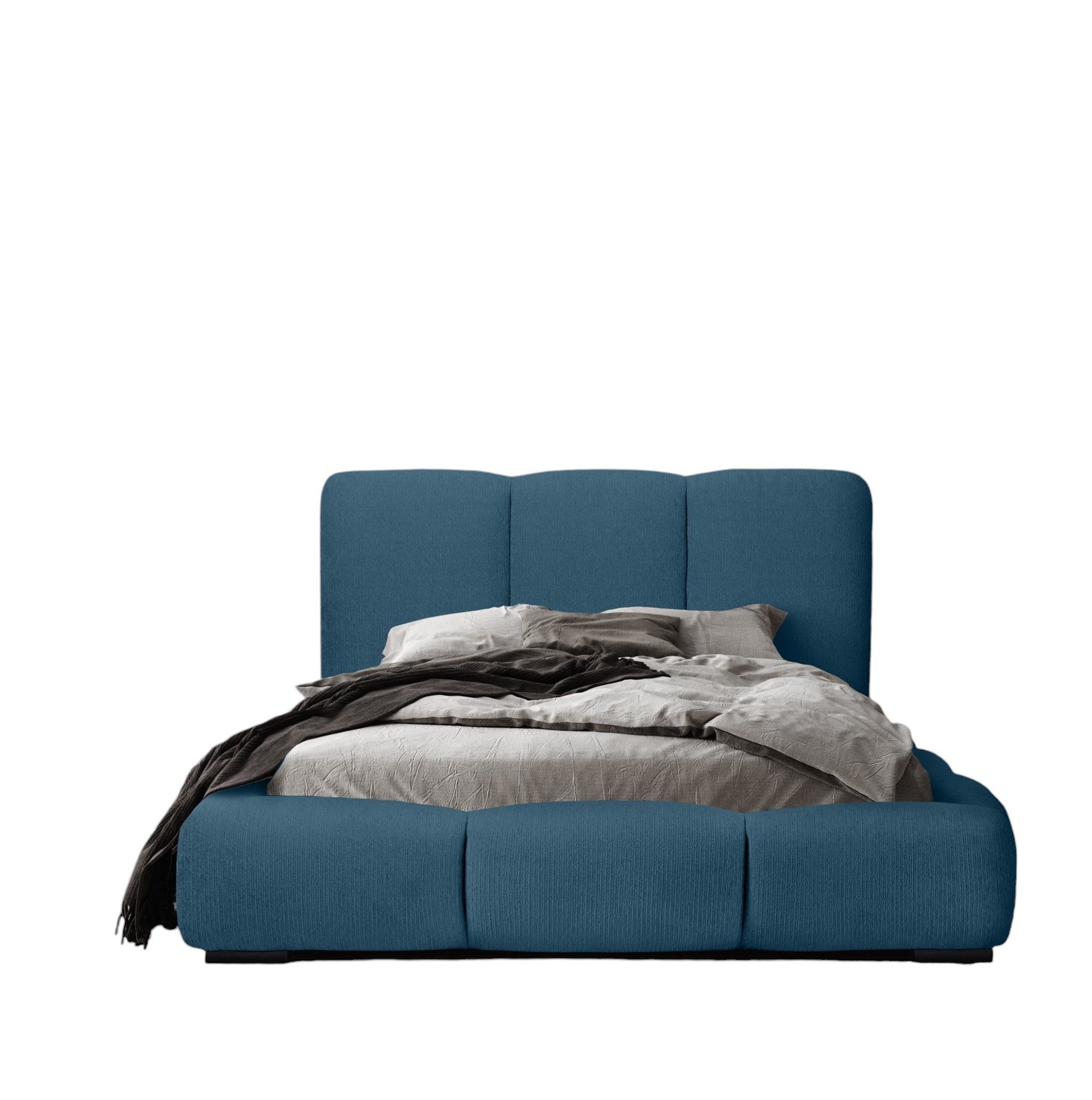 Fun Möbel Polsterbett Doppelbett Komplettset GRACIA in Stoff (inkl. Lattenrost, inkl. Bettkasten), inkl. Matratze