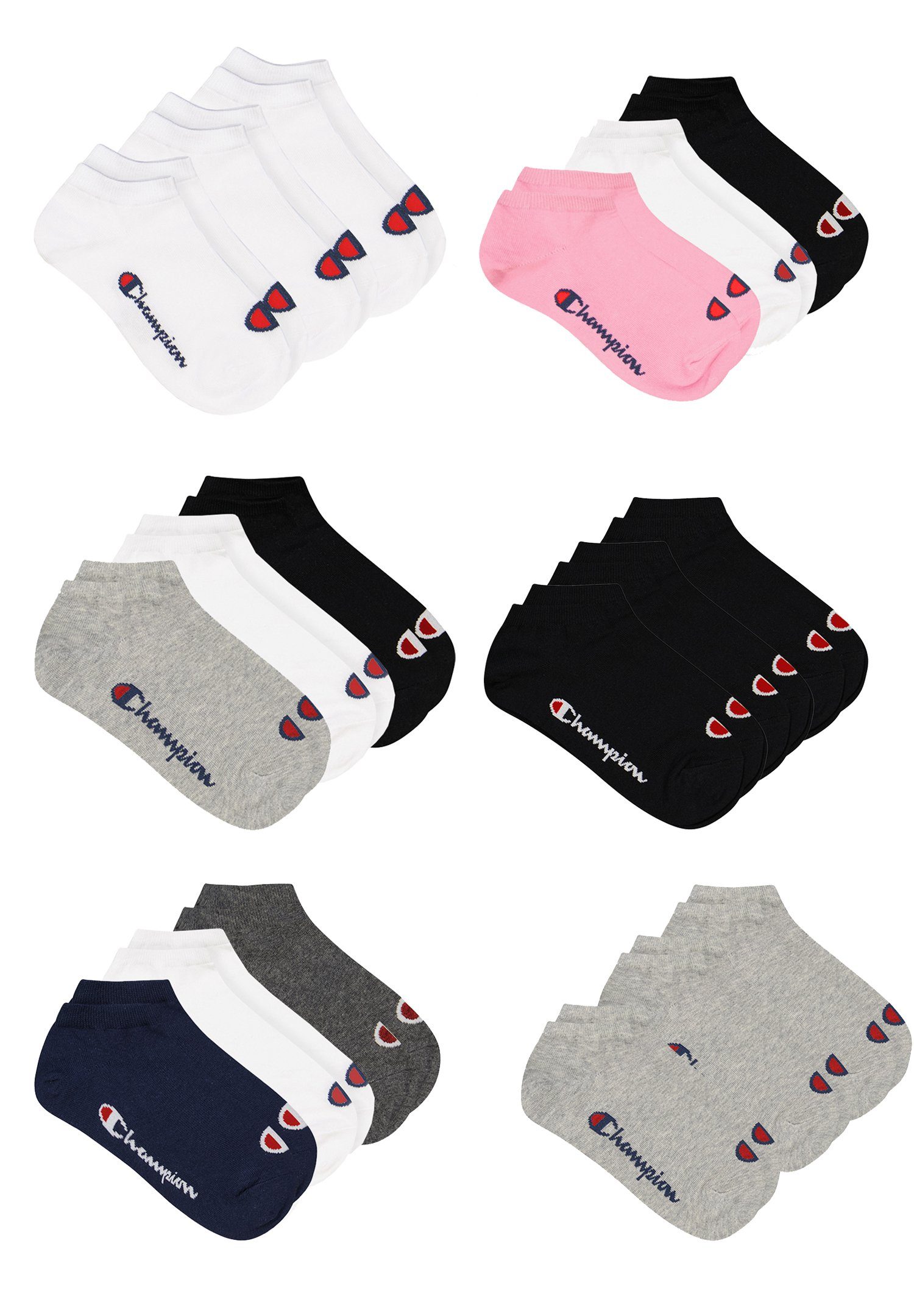 Champion Kurzsocken Sneaker Socks 3pk (Set, 3-Paar, 3er-Pack) günstig online kaufen