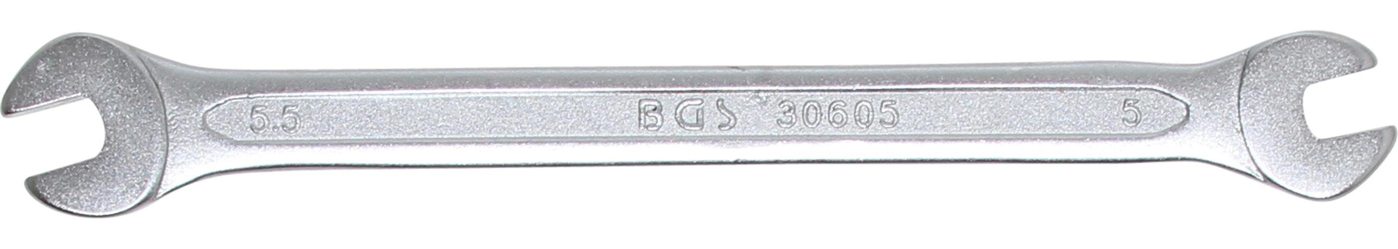5 Maulschlüssel technic SW x BGS Doppel-Maulschlüssel, 5,5 mm