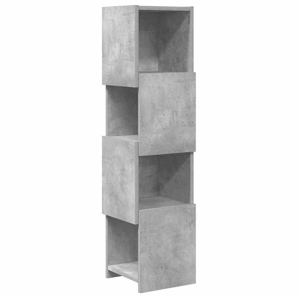 vidaXL Eckregal 25,5x25x102cm Regal Eckregal Eckschrank Weiß 25,5x25x102cm Spanplatte