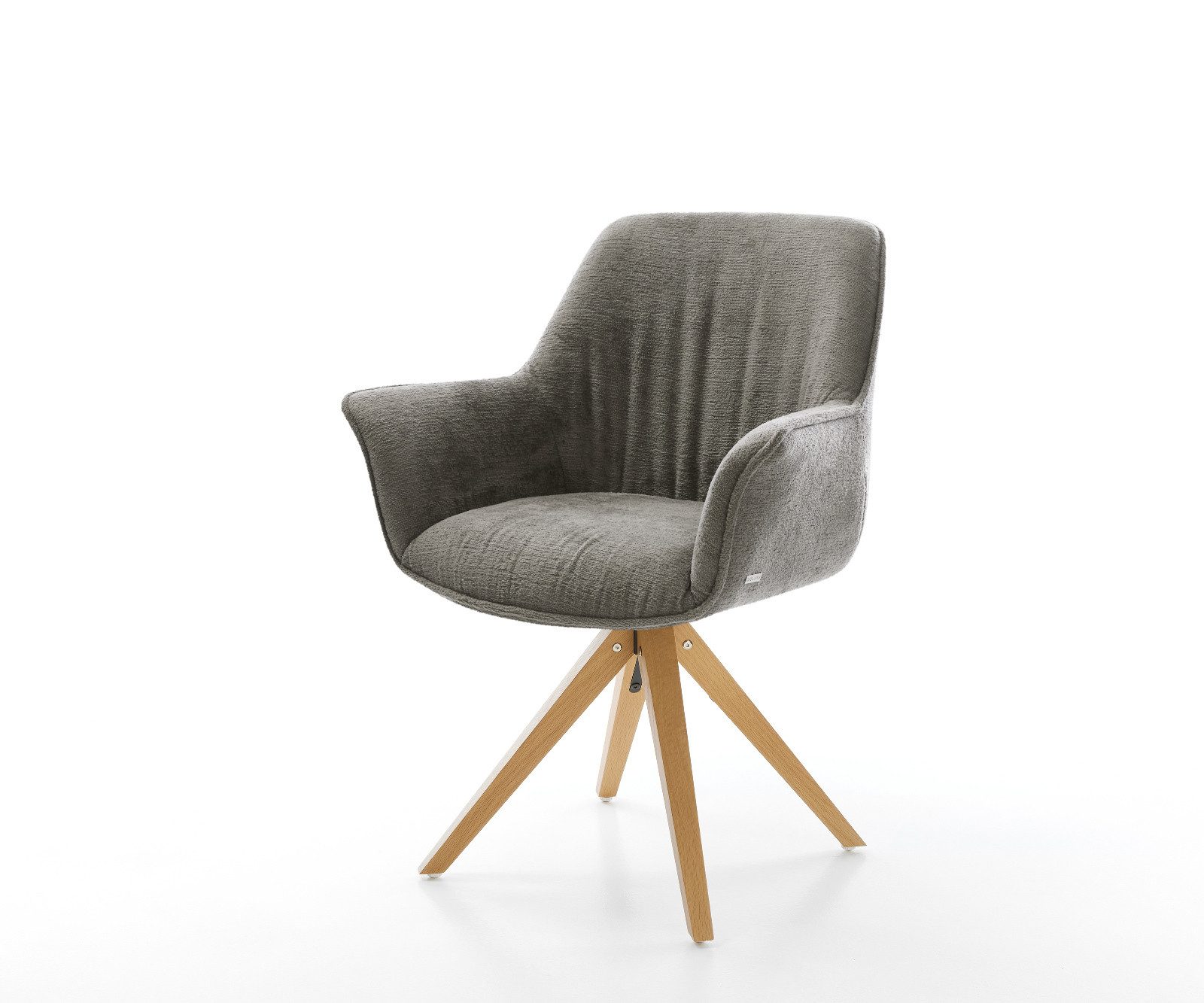 DELIFE Polsterstuhl Keila-Flex, mit Armlehnen Holzgestell günstig online kaufen