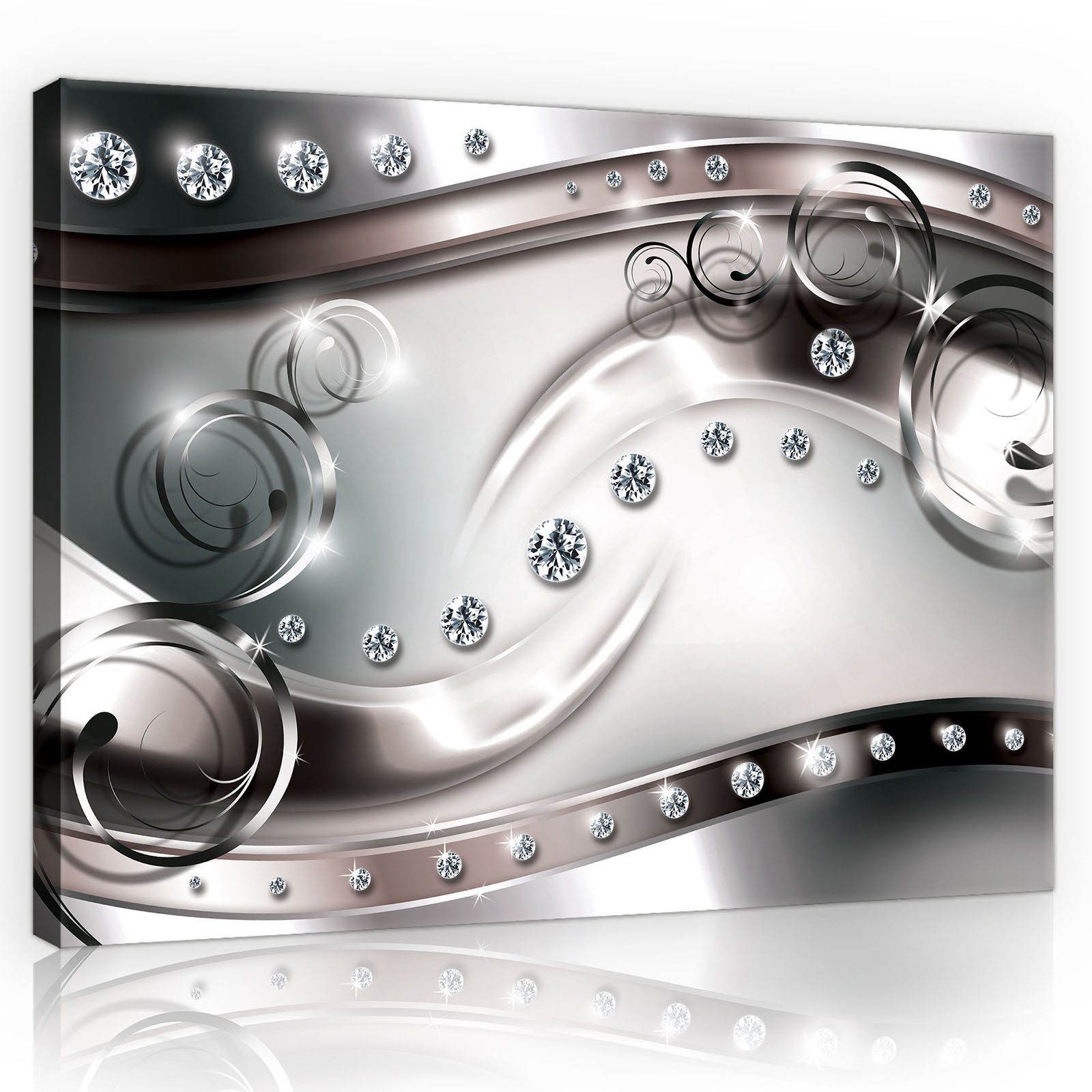 Wallarena Leinwandbild Abstrakt Modern Wandbild Leinwand Bilder Groß XXL Wa günstig online kaufen