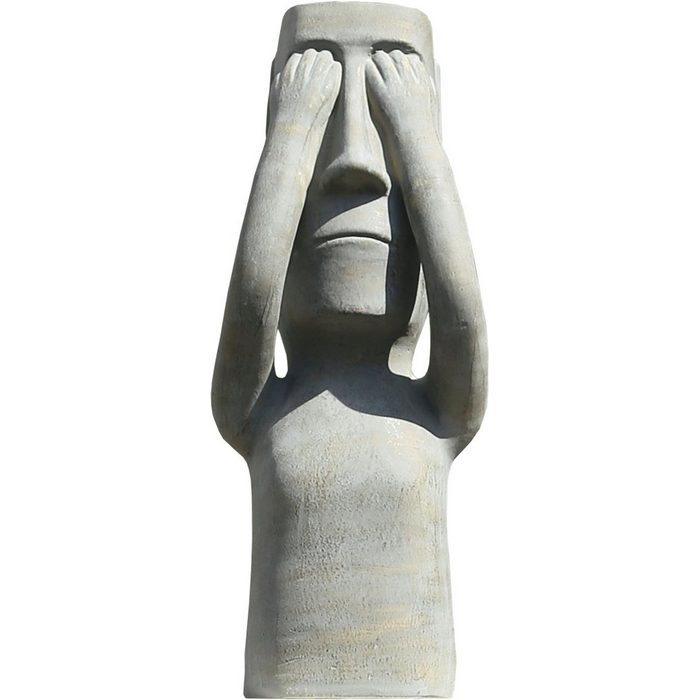 GILDE Dekofigur Skulptur Nichts sehen (1 St) Dekoobjekt Höhe 63 5 cm aus Keramik Wohnzimmer