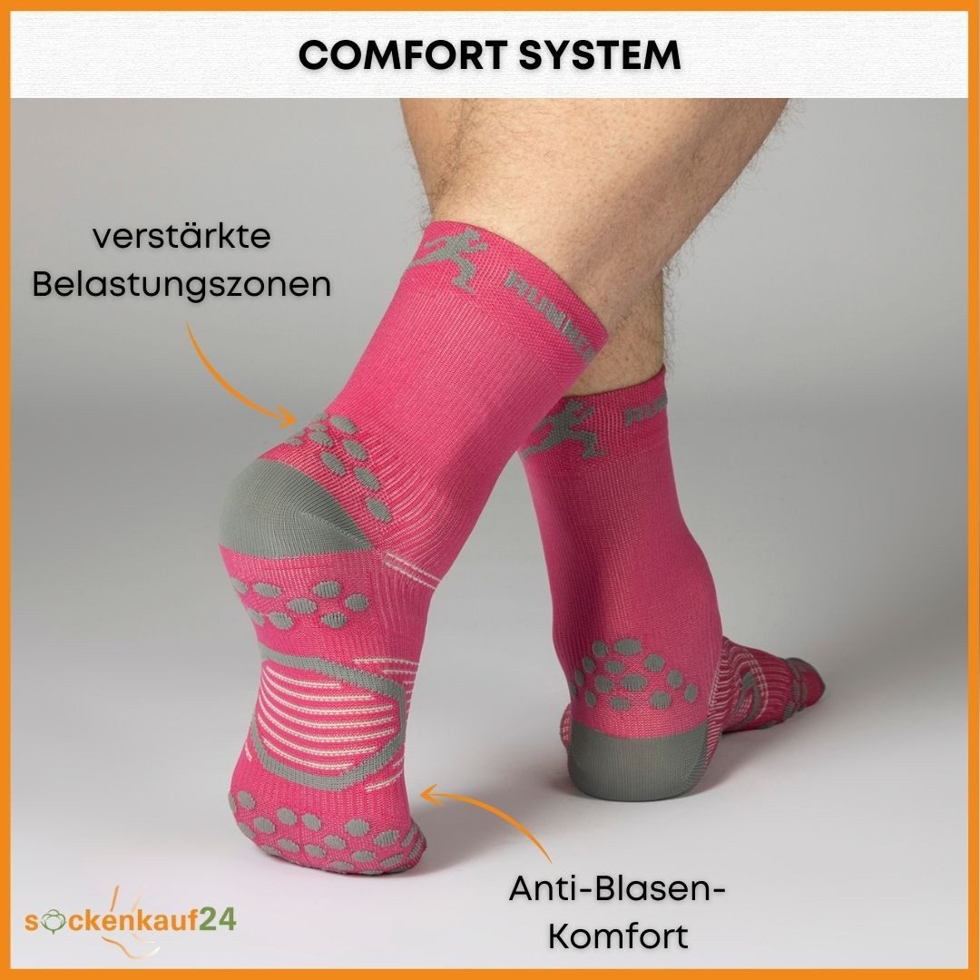 sockenkauf24 Laufsocken Sportsocken für Herren & Damen Laufsocken (3-Paar) Atmungsaktive Running Socks 50201P WP