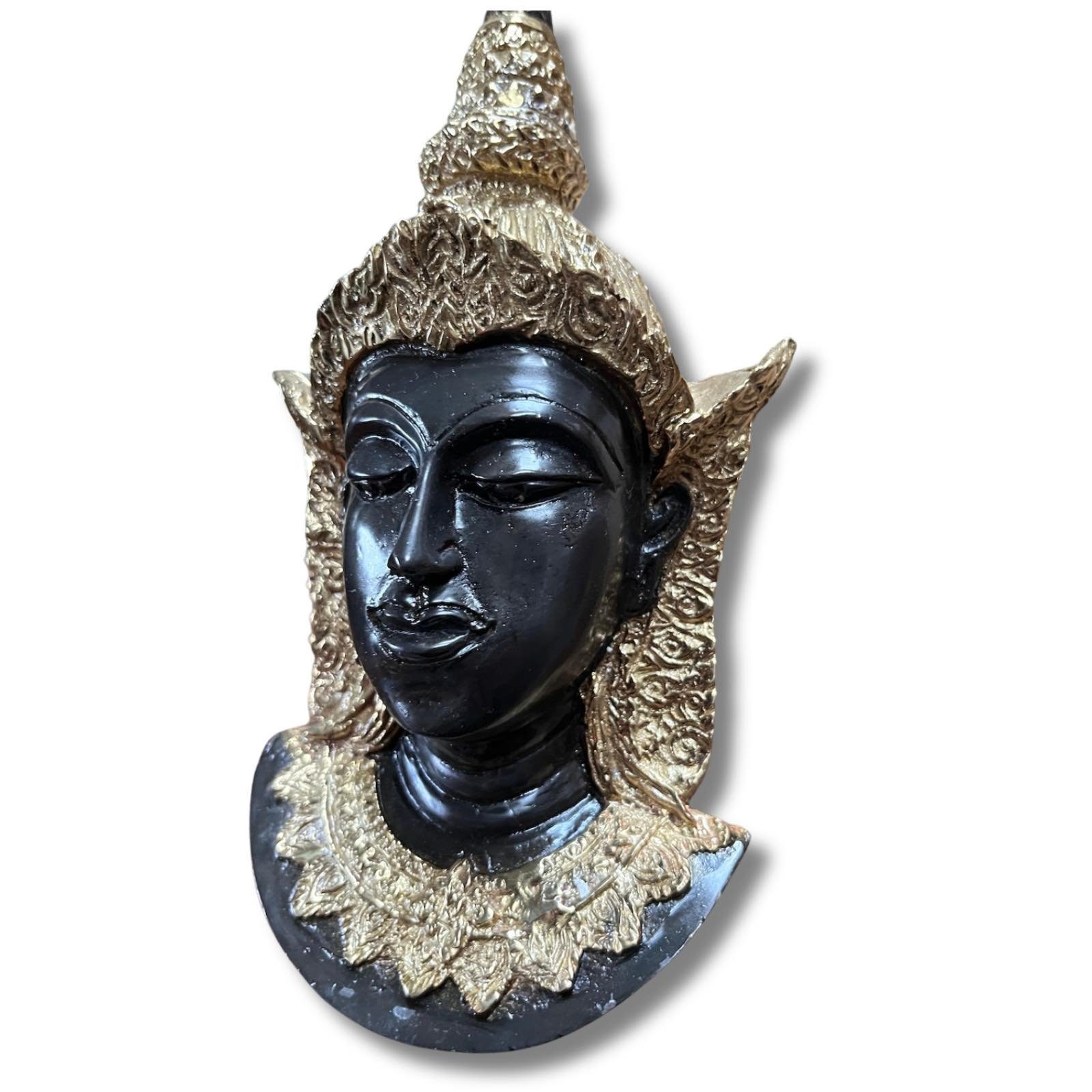 Asien LifeStyle Buddhafigur Thailändischer Maske Bronze Kopf Tempelwächter