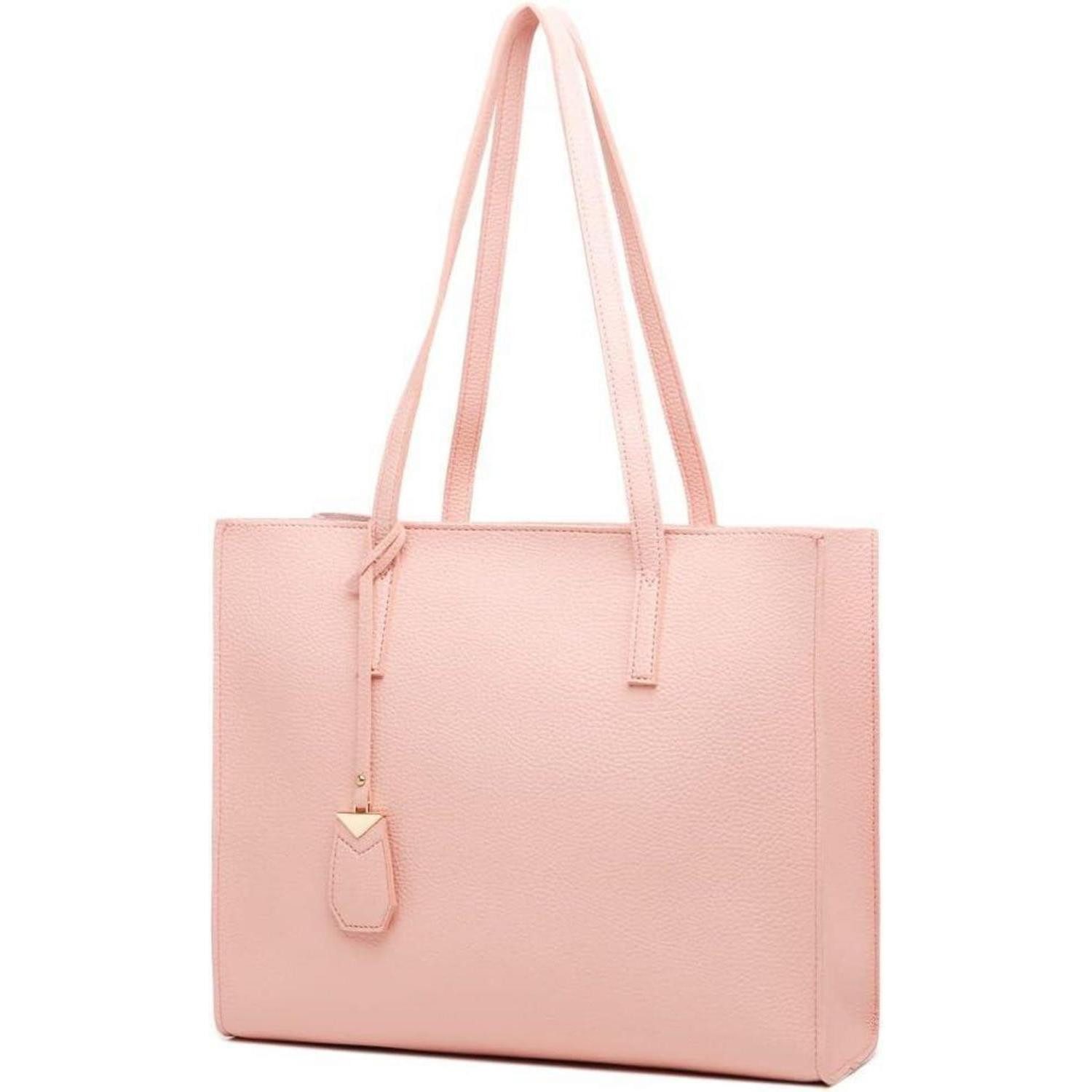 Handtasche Damen Handtasche Groß Shopper Schultertasche A4 Henkeltasche Pink