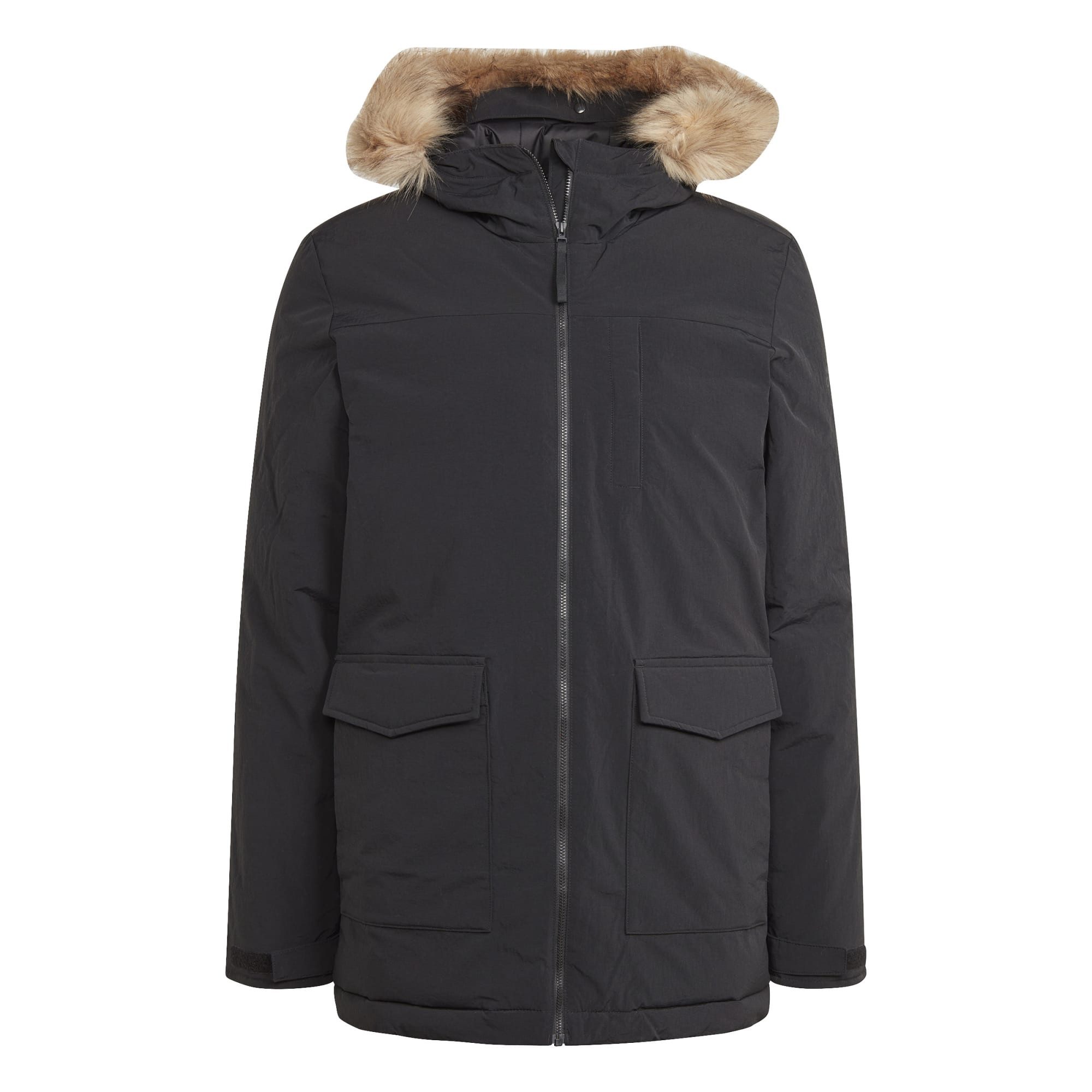 adidas Performance Wintermantel adidas Herren Parka Hooded Fur Parka