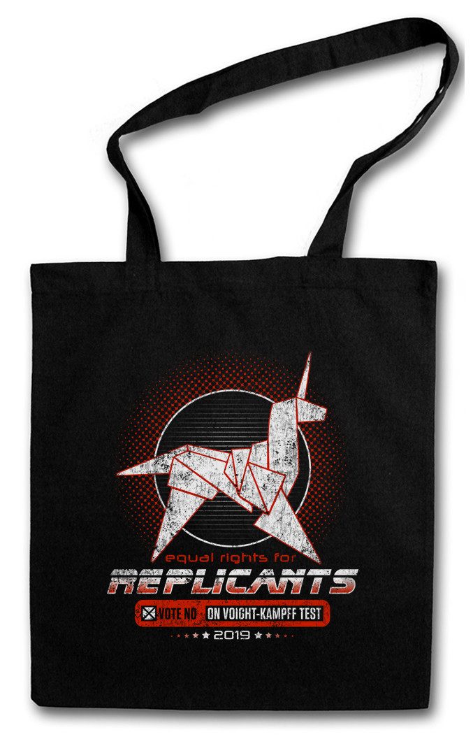 Beuteltasche Equal Rights For Replicants Stofftasche Voight Kampff Interrogation