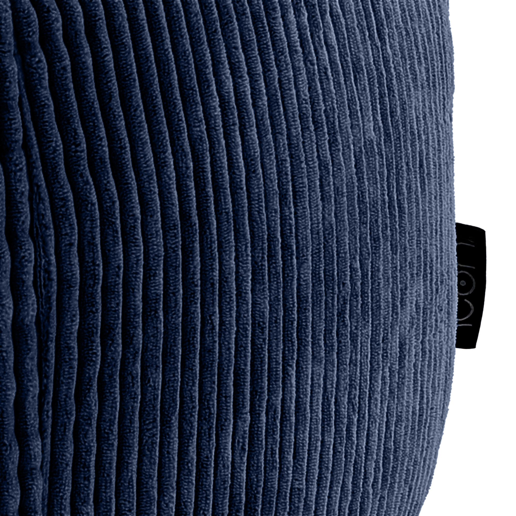 icon Sitzsack Erwachsene aus Cord „Kingston“ mit Hocker (Spar-Set, 1 x Sitzsack, 1 x Fußhocker), 85x50cm, Made in Germany, für Erwachsene & Kinder – Bild 5 von 5