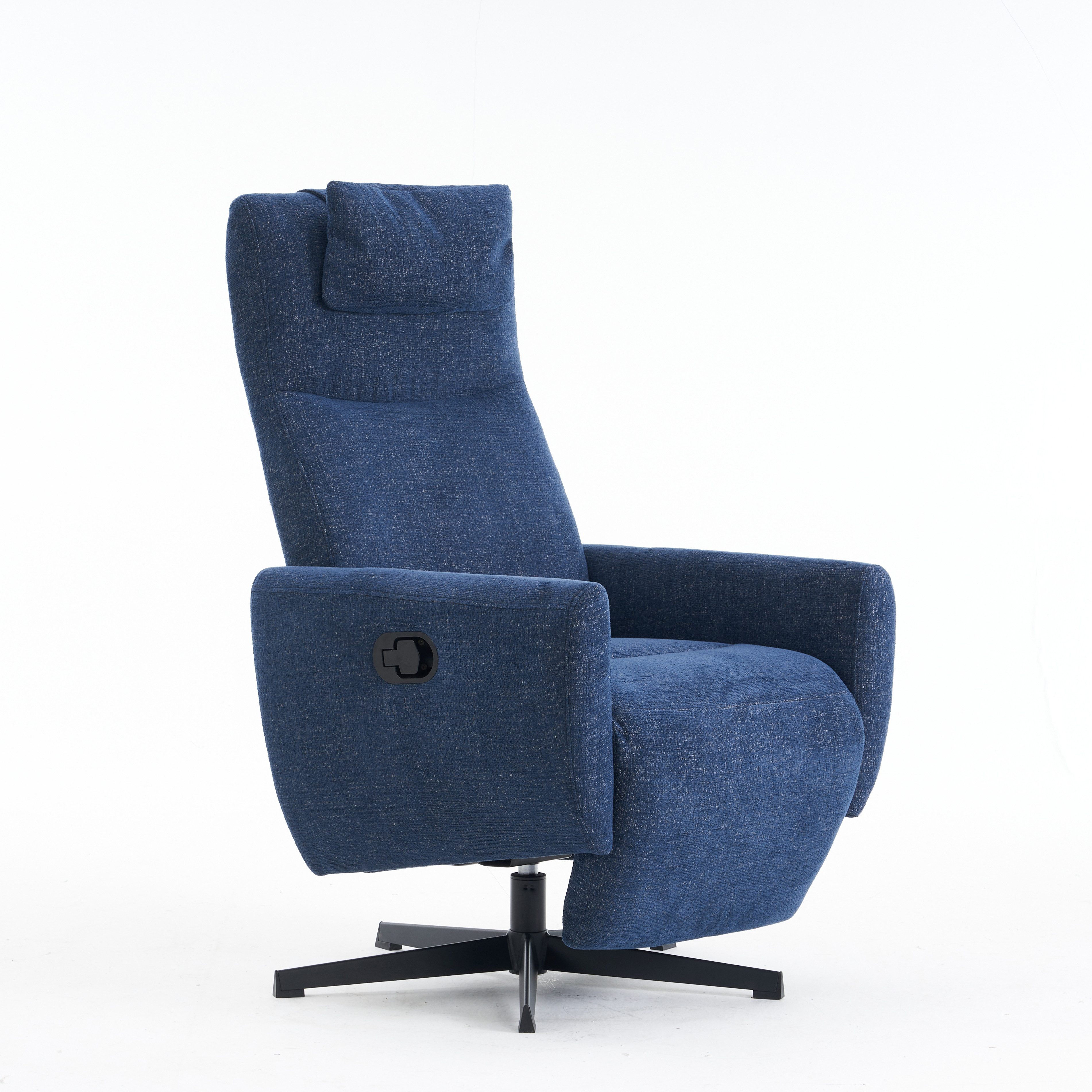 REDOM Relaxsessel Bequemer (mit verstellbarer Liegefunktion, 360° Drehmechanismus & Fußstütze, ergonomischer Chenille Sessel für Wohnzimmer und Schlafzimmer,für alle Altersgruppen), mit Relaxfunktion