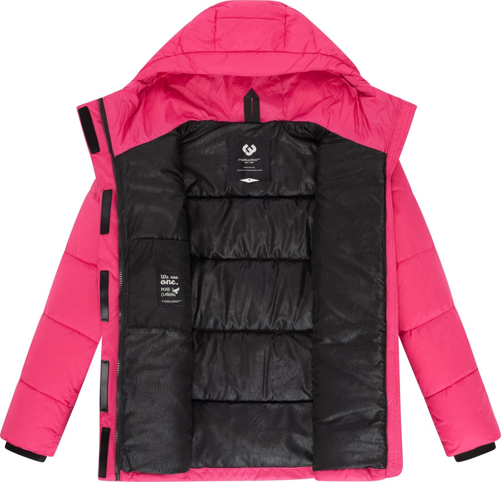 Ragwear Anorak Wikesh stylische Winter Steppjacke mit Colourblocking