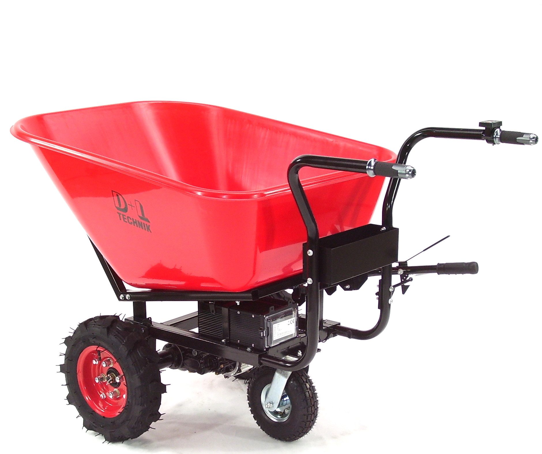 Apex Motorschubkarre Elektrische Schubkarre 240L Dreirad Akku 18,5V Schubkarre Dumper 55965, 1-tlg.