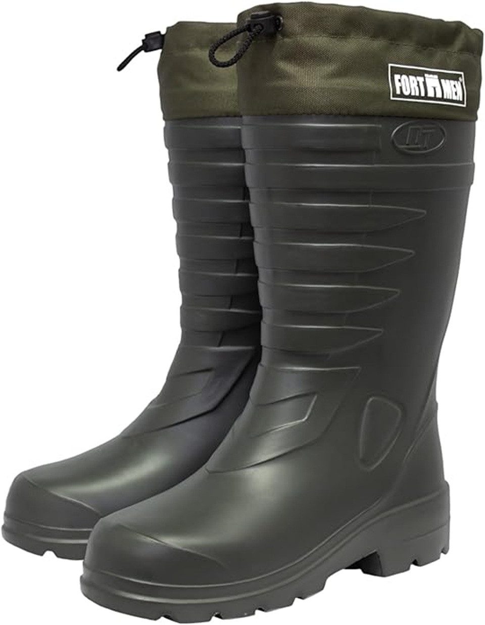 Fortmen Federleichte EVA gefütterte Gummistiefel Herren Thermo Winter Arbeits Gummistiefel