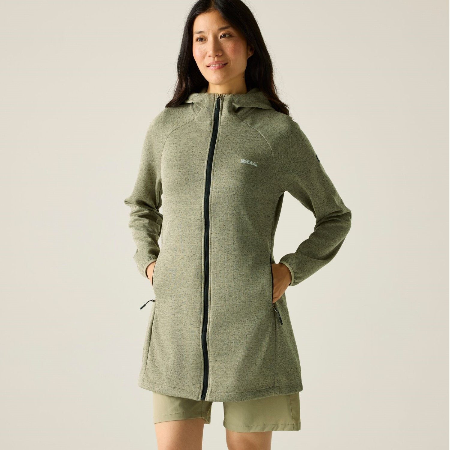 Regatta Strickfleecejacke Fleecejacke mit Kapuze Bloomfield