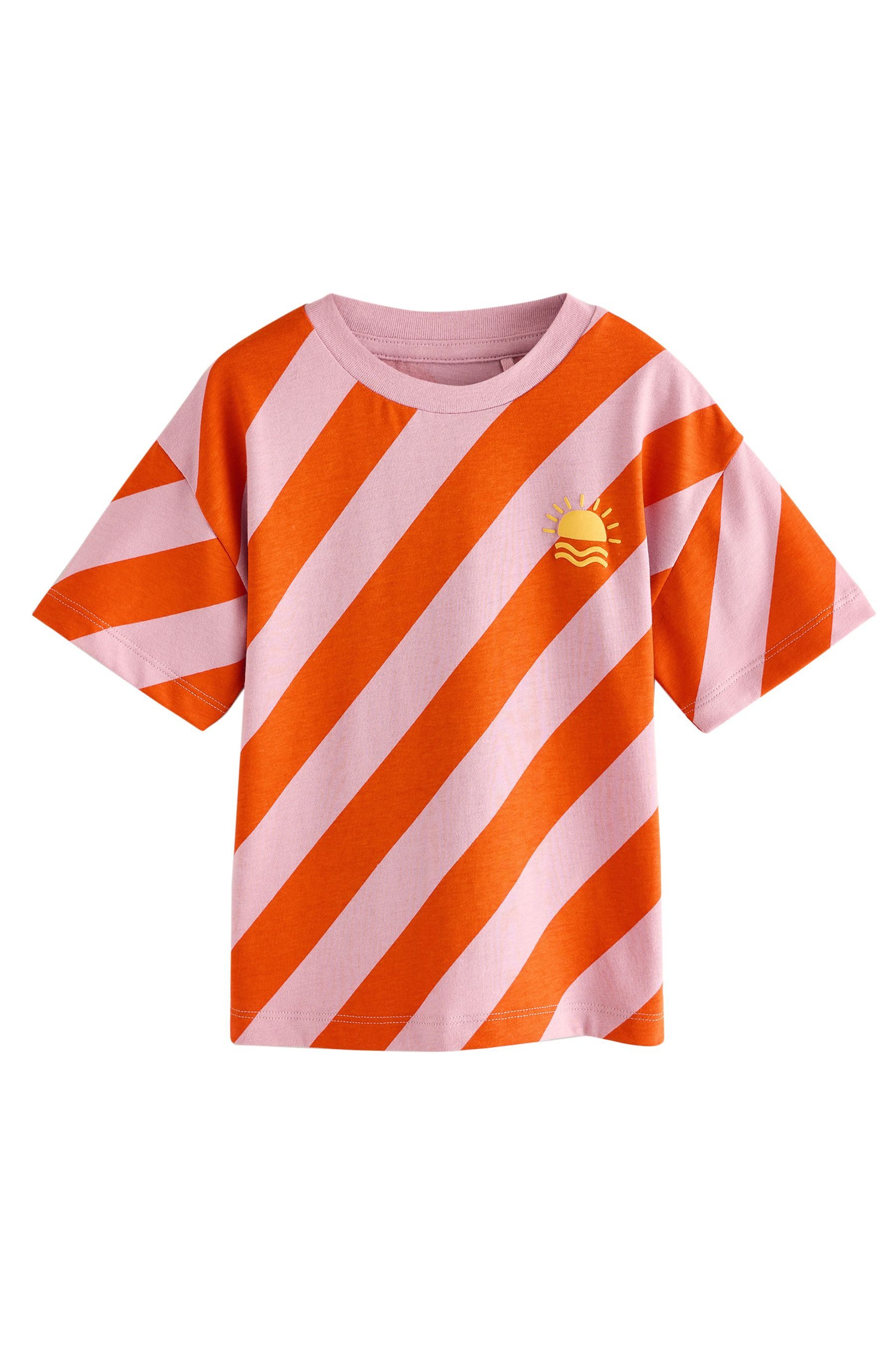 Next T-Shirt Gestreiftes T-Shirt aus 100 % günstig online kaufen