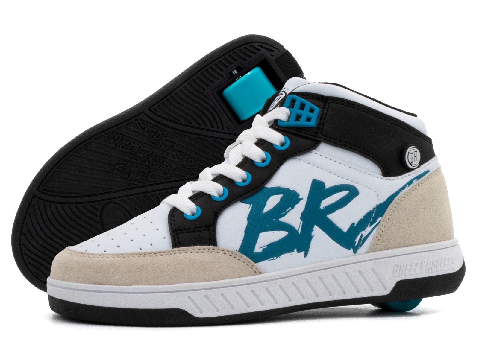 BREEZY ROLLERS Schuhe mit Rollen Rollschuhe Sneaker Heelys 2-in-1 Kinderschuhe Rollschuhe