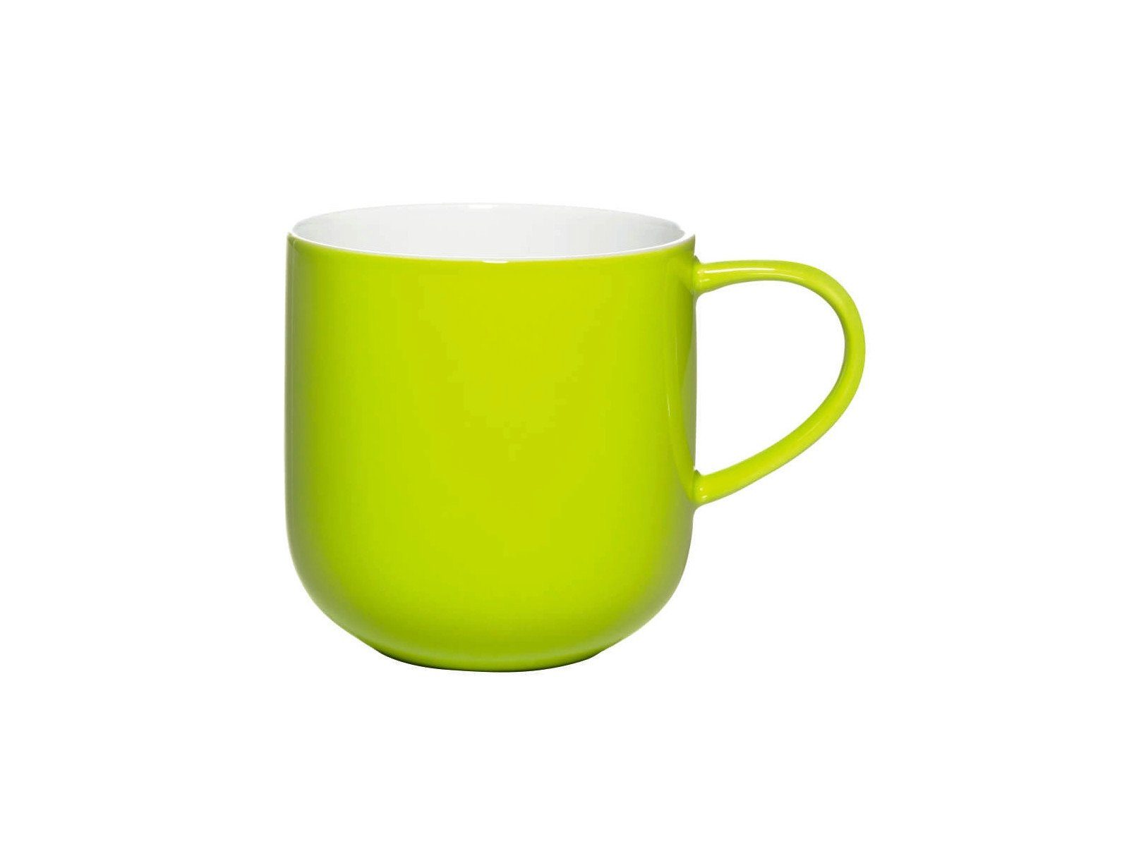 ASA SELECTION Becher COPPA Henkelbecher kiwi 0,4 l, Fine bone China