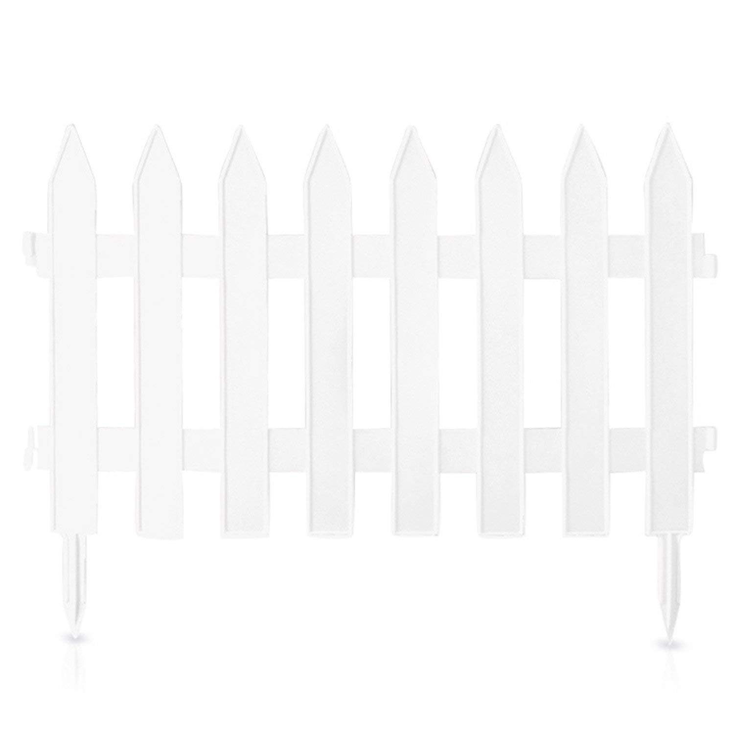 Prosperplast Gartenzaun Garden Classic, Zaun 3,2m Braun/Terracotta/Weiß günstig online kaufen