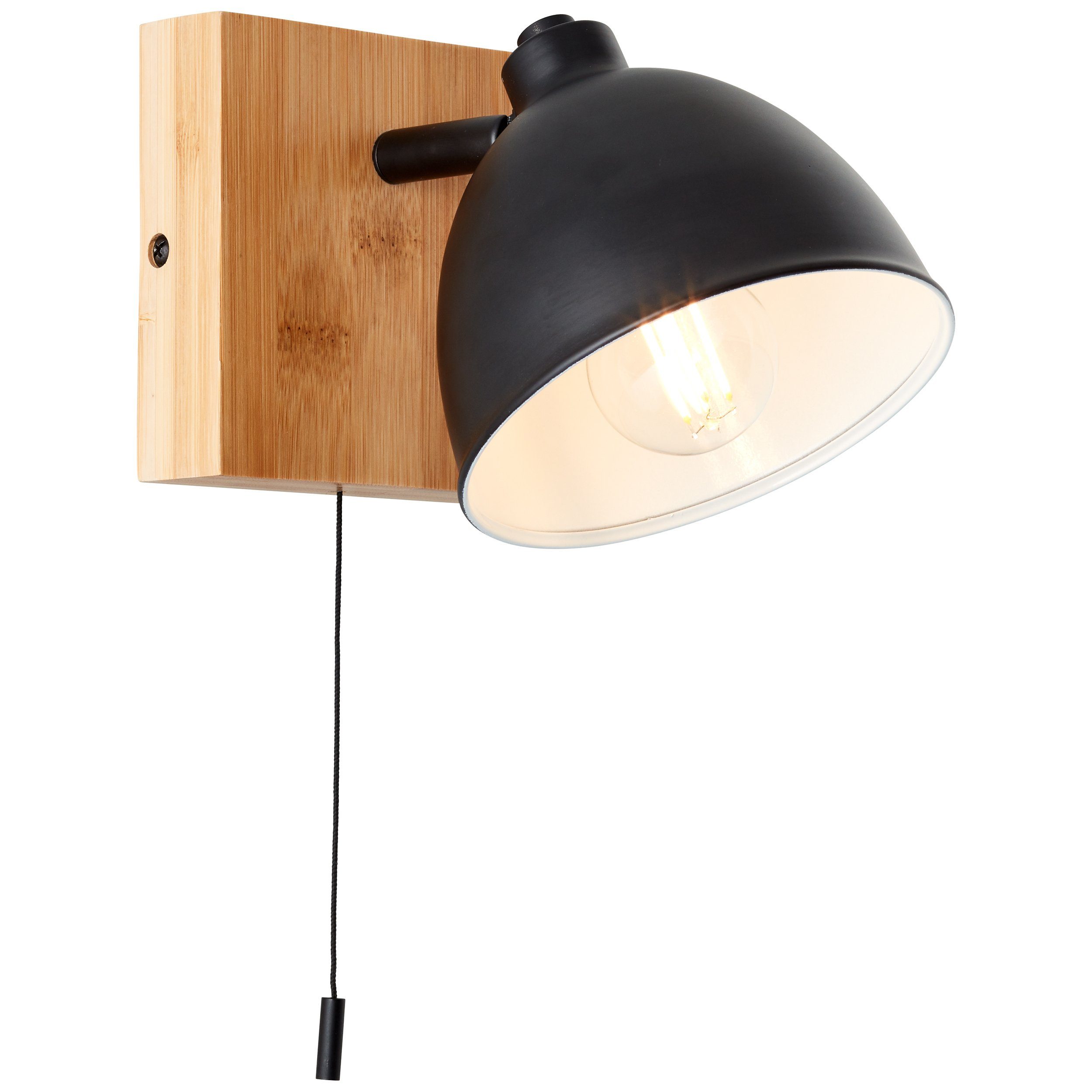 Lightbox Deckenspots, ohne Leuchtmittel, Wandlampe, max. x 28 cm, E14, 19 x Metall/Bambus 13 13 W, schwenkbar