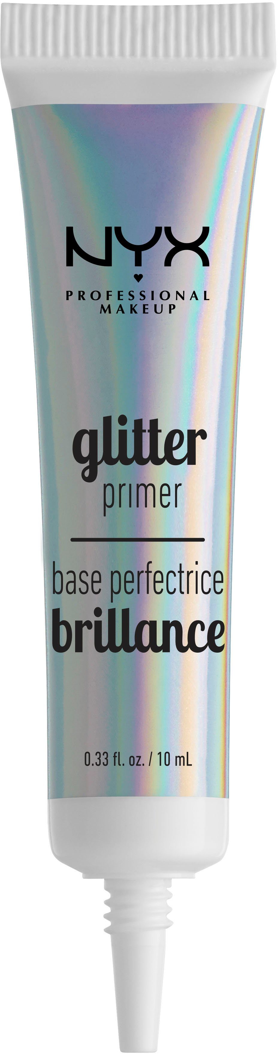 NYX PROFESSIONAL MAKEUP Primer Glitter Primer, Glitzernd, transparent, verhindert das Ablösen von Glitzer.