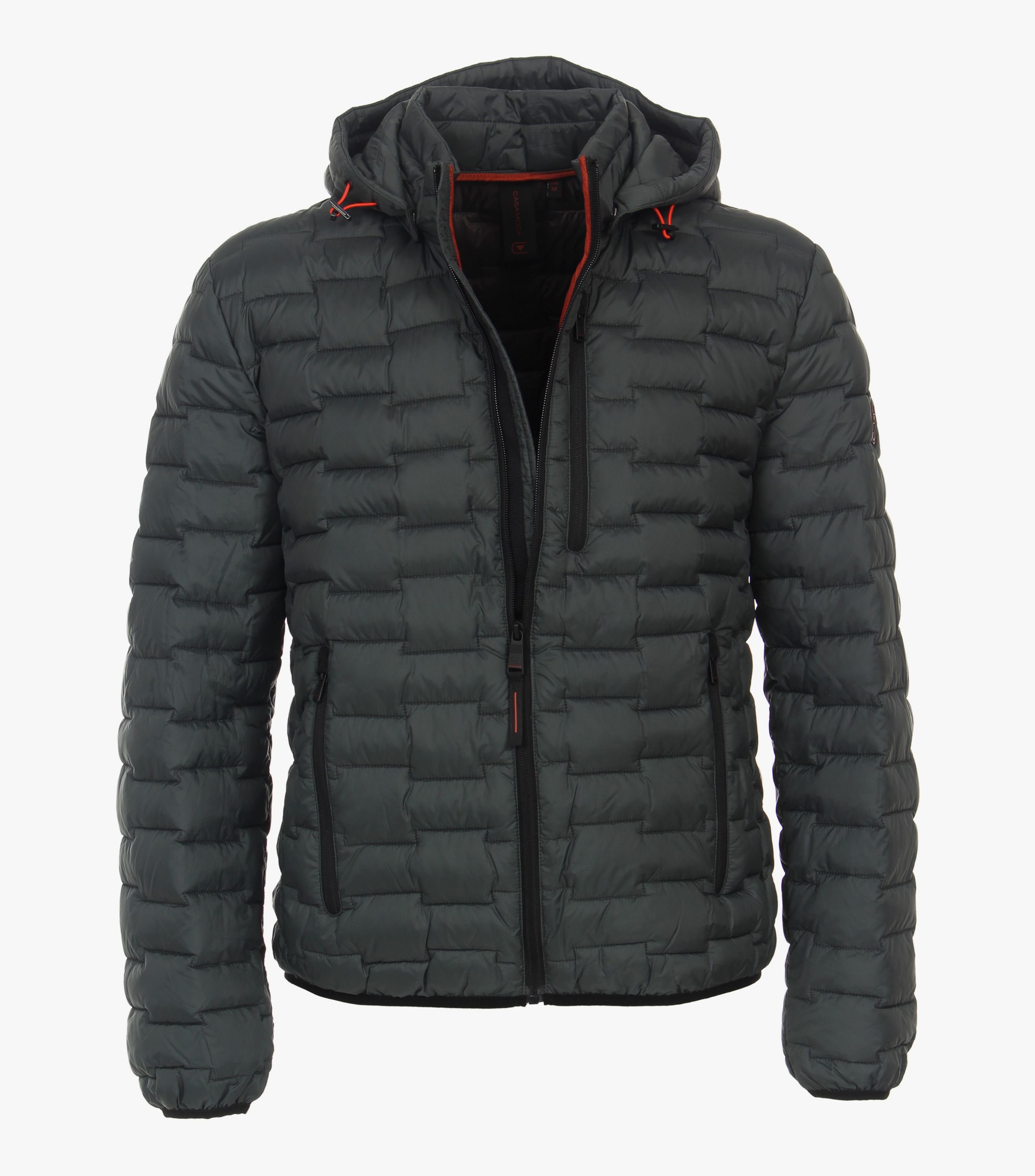 CASAMODA Steppjacke 534000900 Wind- und wasserabweisend, Abnehmbare Kapuze Dunkelgrün347