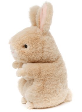Uni-Toys Kuscheltier Hase, sitzend - Kawaii-Stil - 21 cm (Höhe) - Kaninchen - Plüschtier, zu 100 % recyceltes Füllmaterial