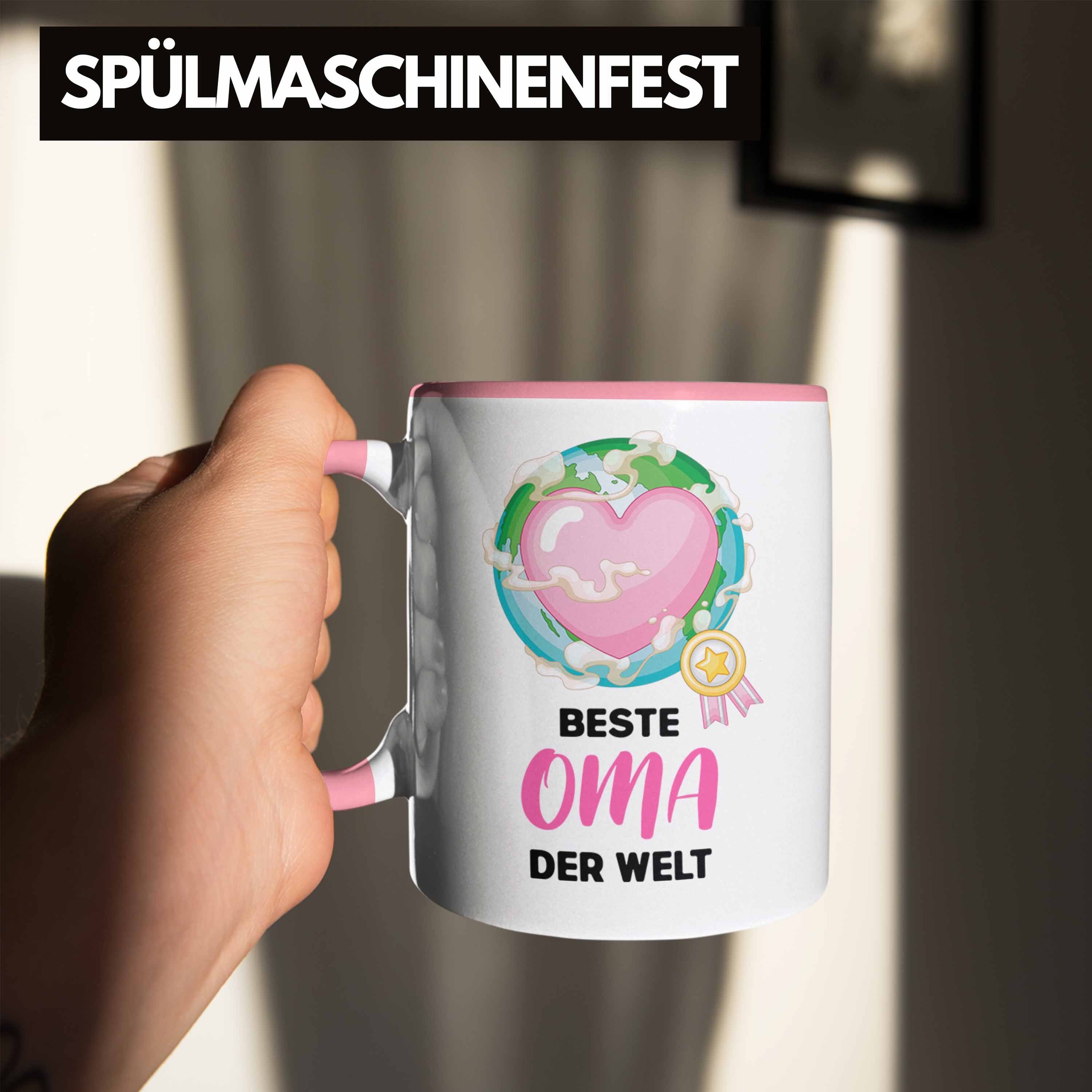 - Der Weihnachten Tasse Kaffeetasse Trendation Geburtstag Oma von Tasse Geschenk zum Spruch Trendation Lustig Rosa Welt Beste Enkel